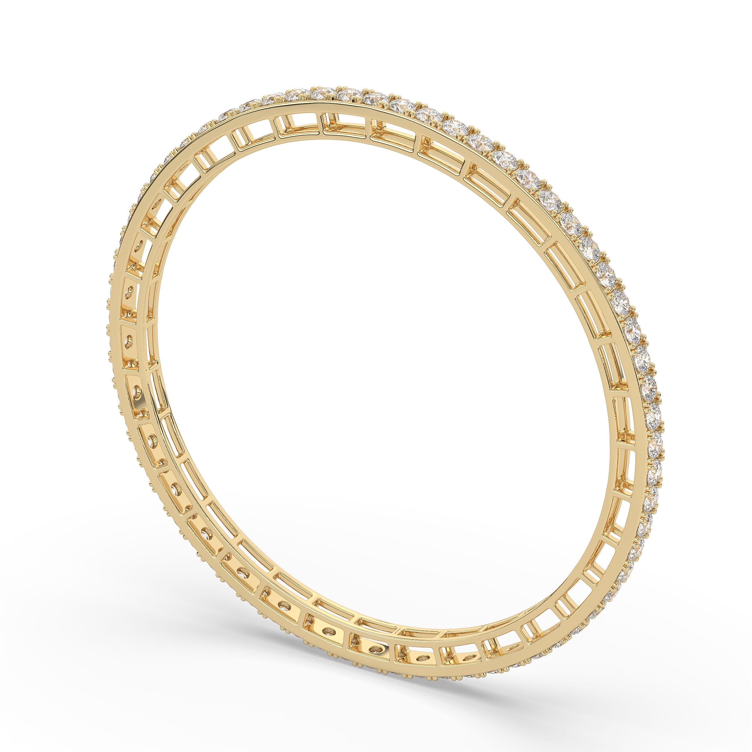 Shared-Prong Slip-On Bangle - Amrit Rastogi