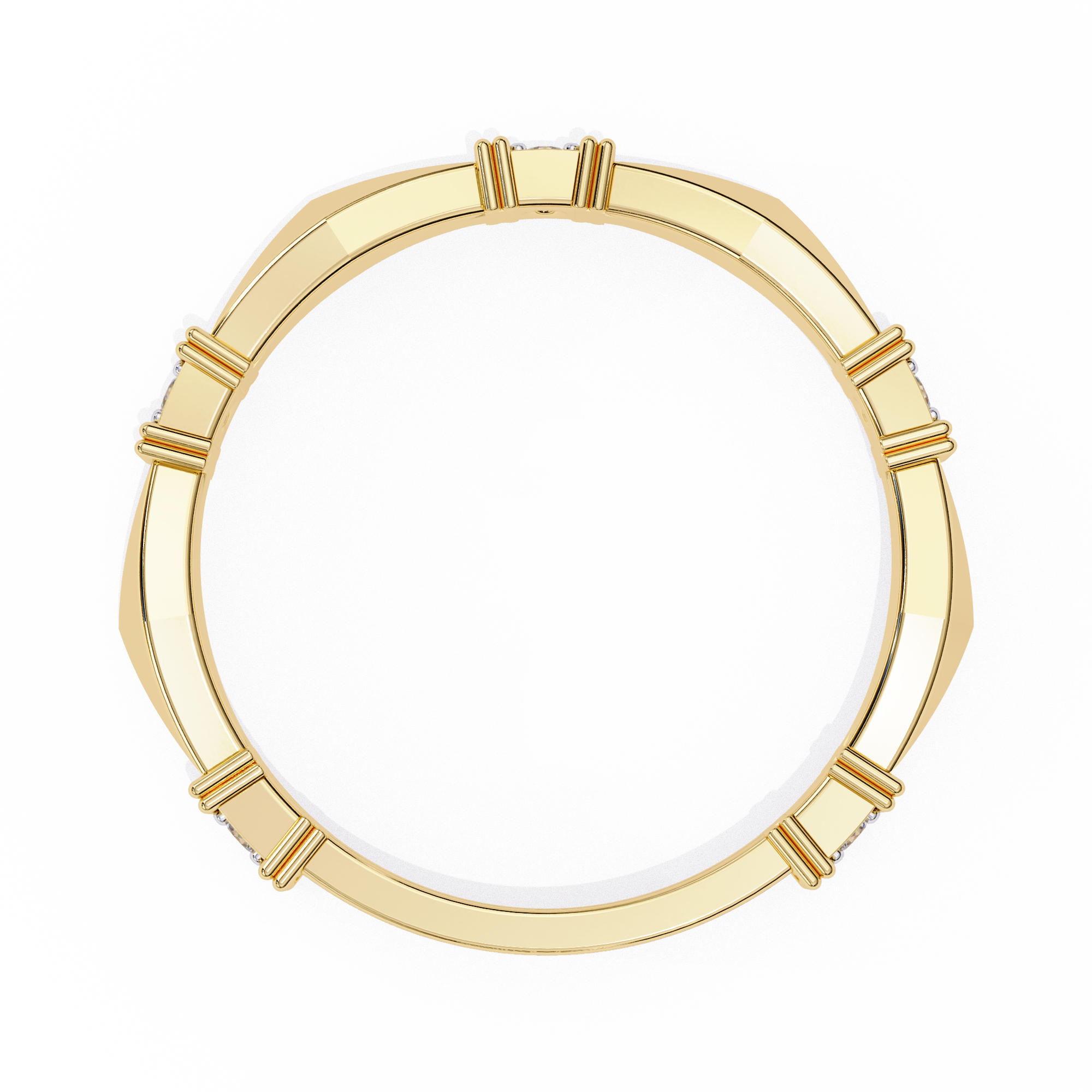 Panel-Set Baguette Band - Amrit Rastogi
