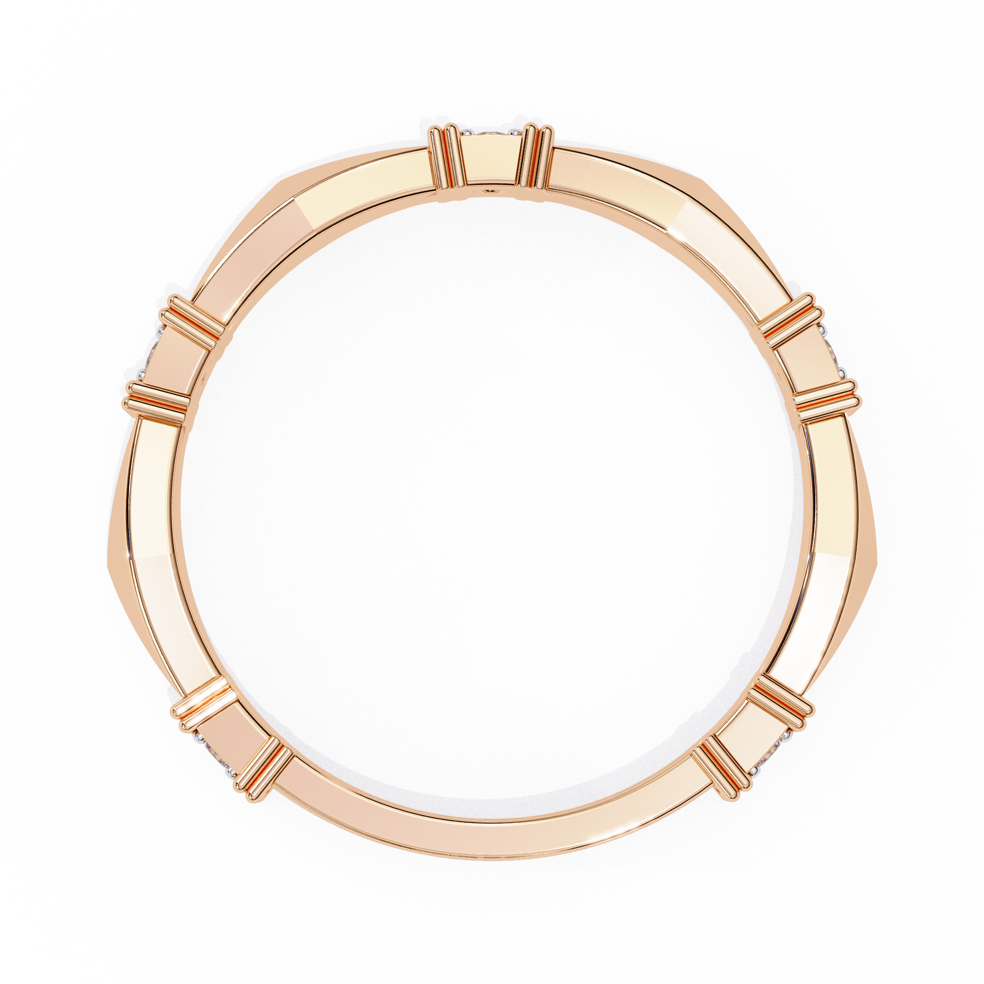 Panel-Set Baguette Band - Amrit Rastogi