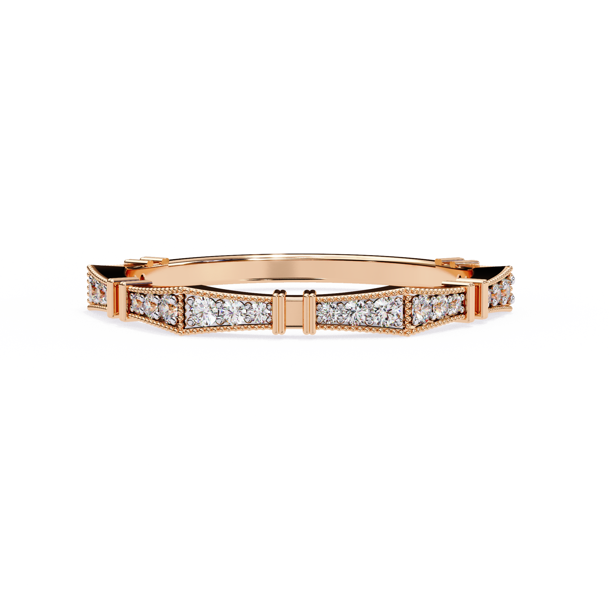 Structured Milgrain Band