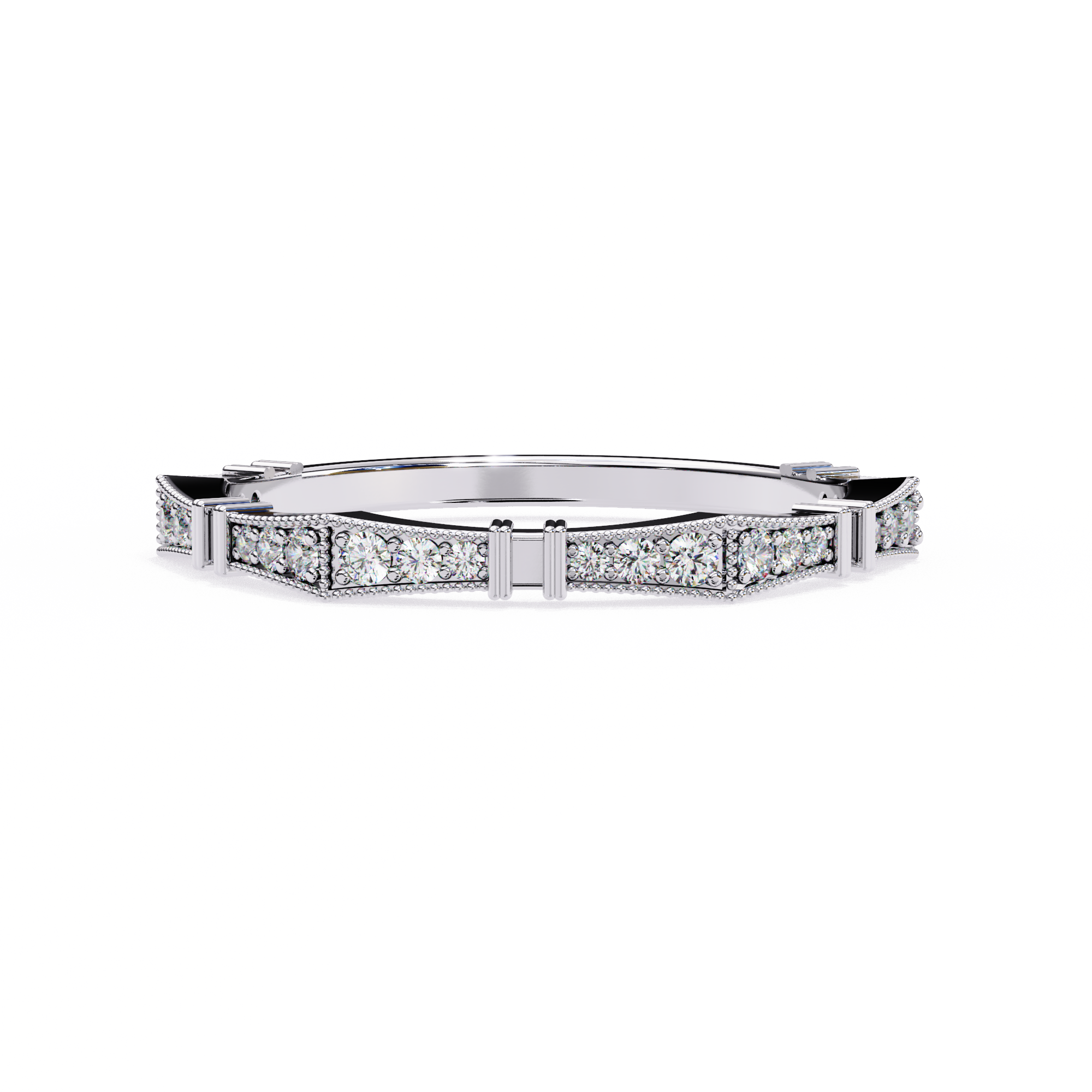 Structured Milgrain Band