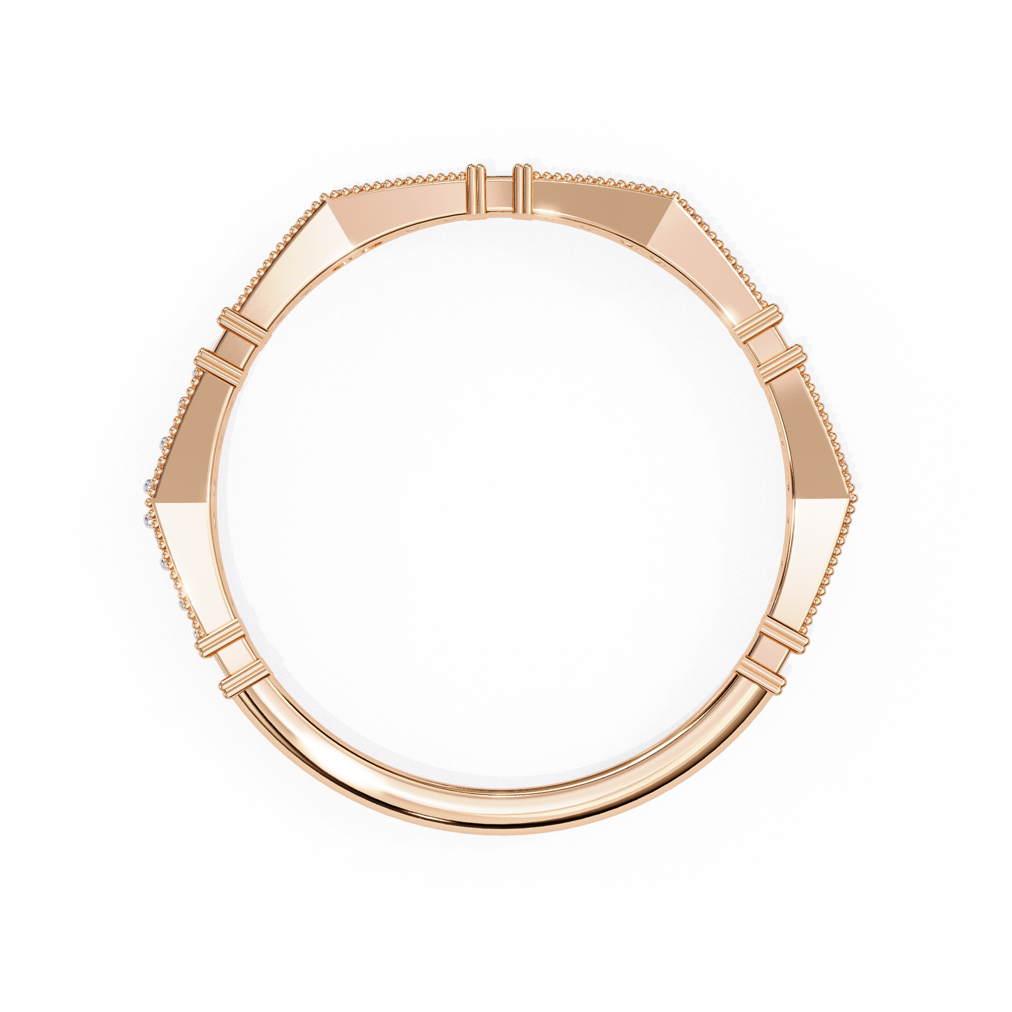 Structured Milgrain Band - Amrit Rastogi