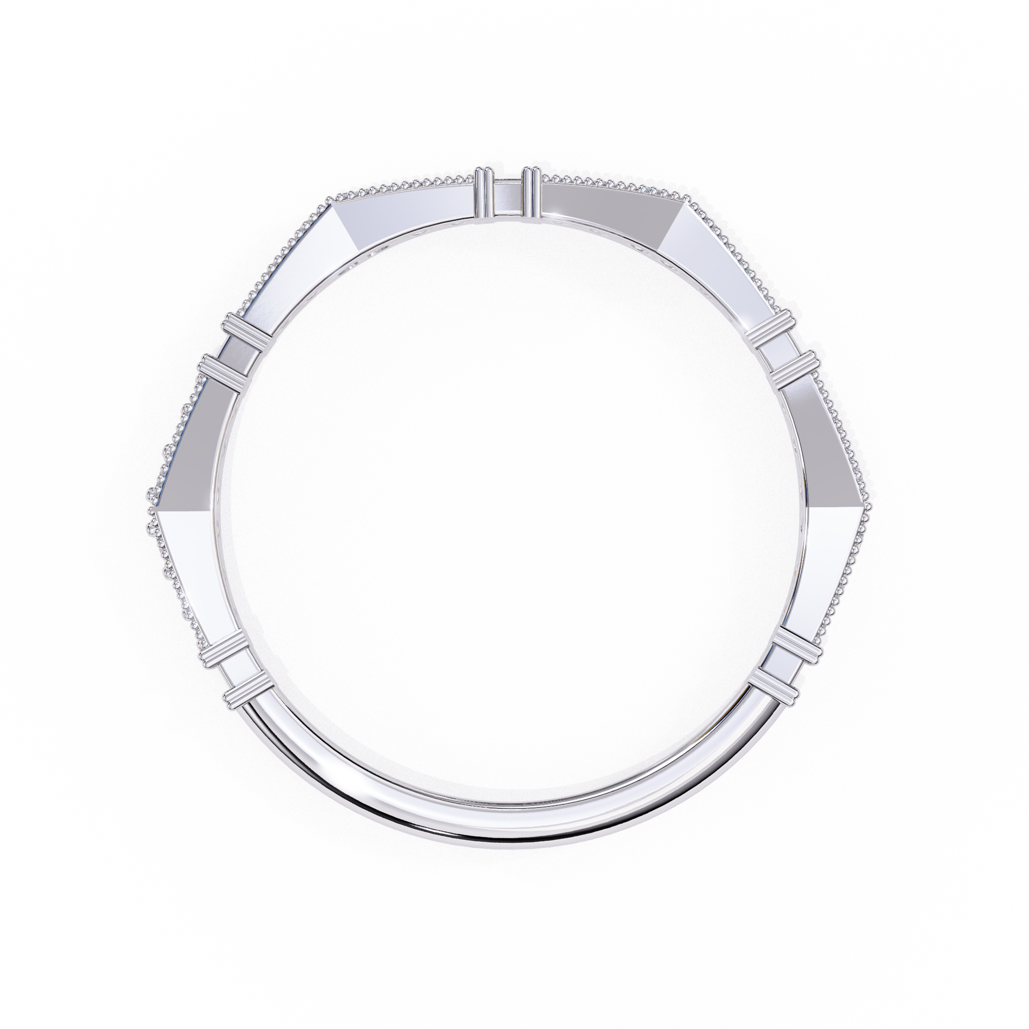 Structured Milgrain Band - Amrit Rastogi