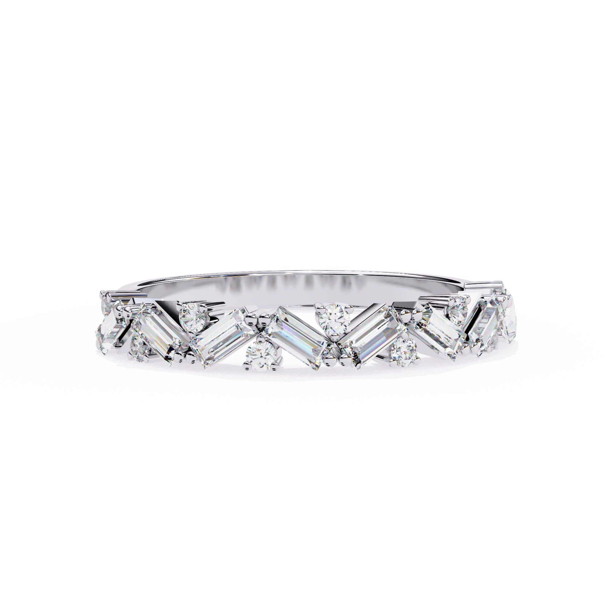 Prong-Set Alternating Band