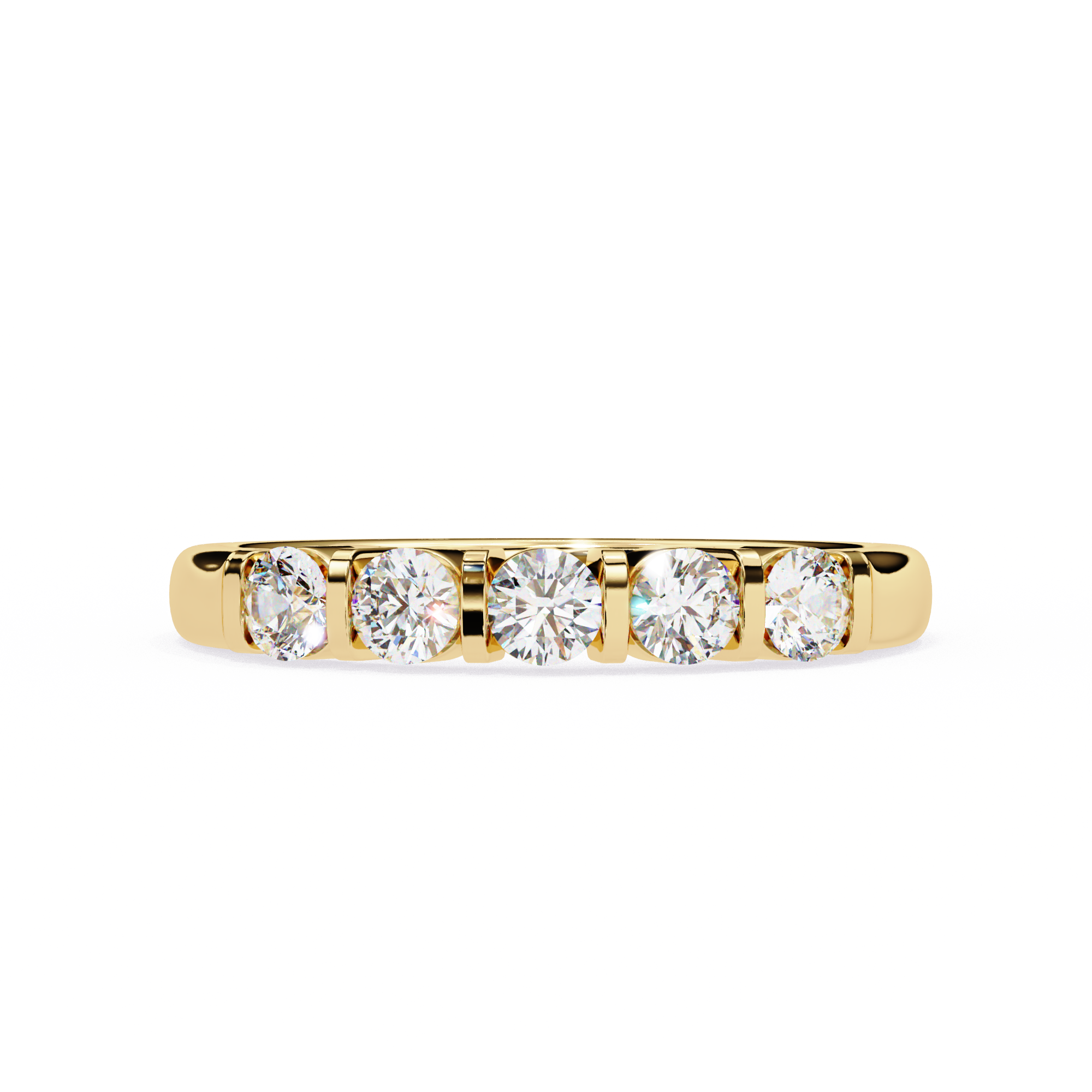 Bar-Set 5-Stone Band