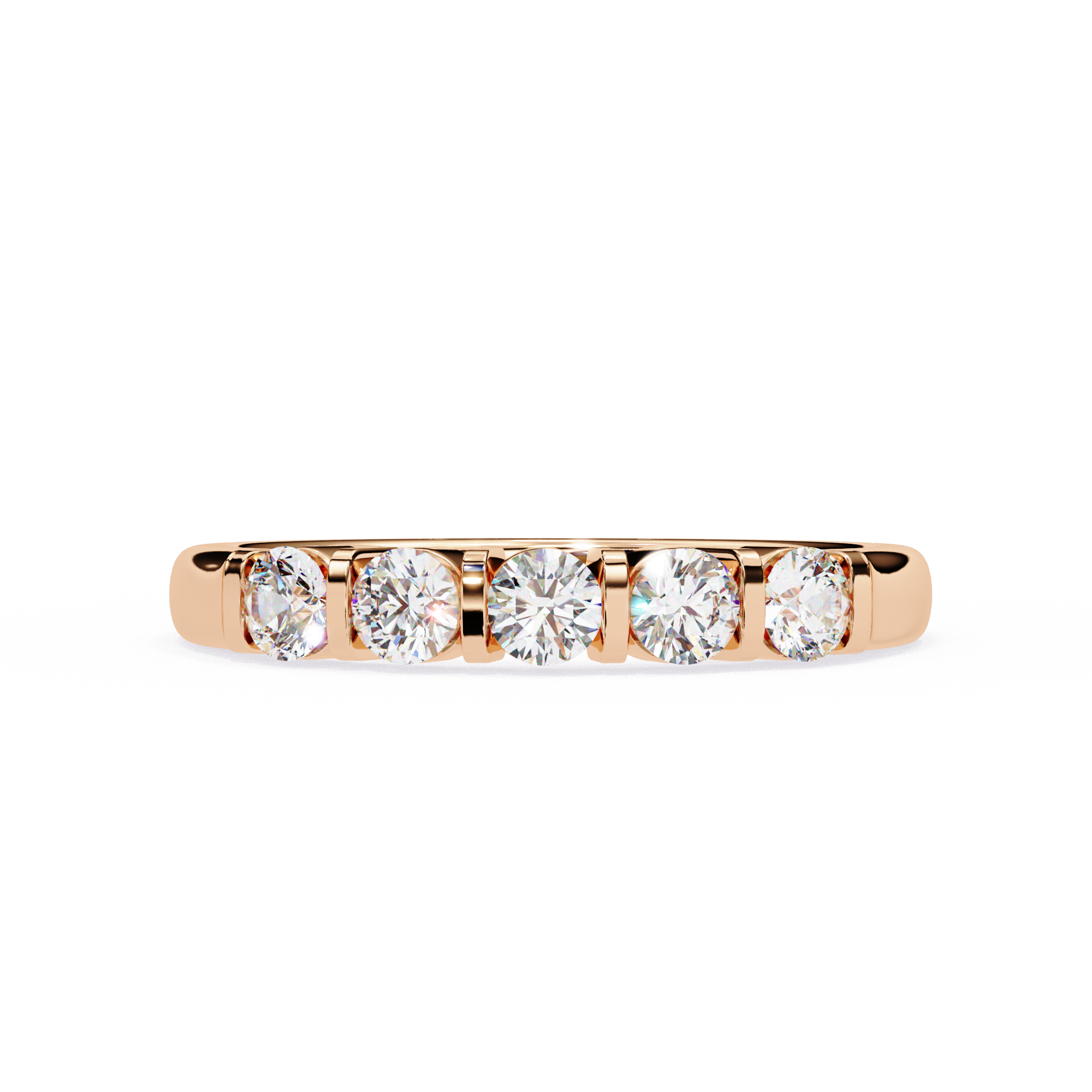 Bar-Set 5-Stone Band