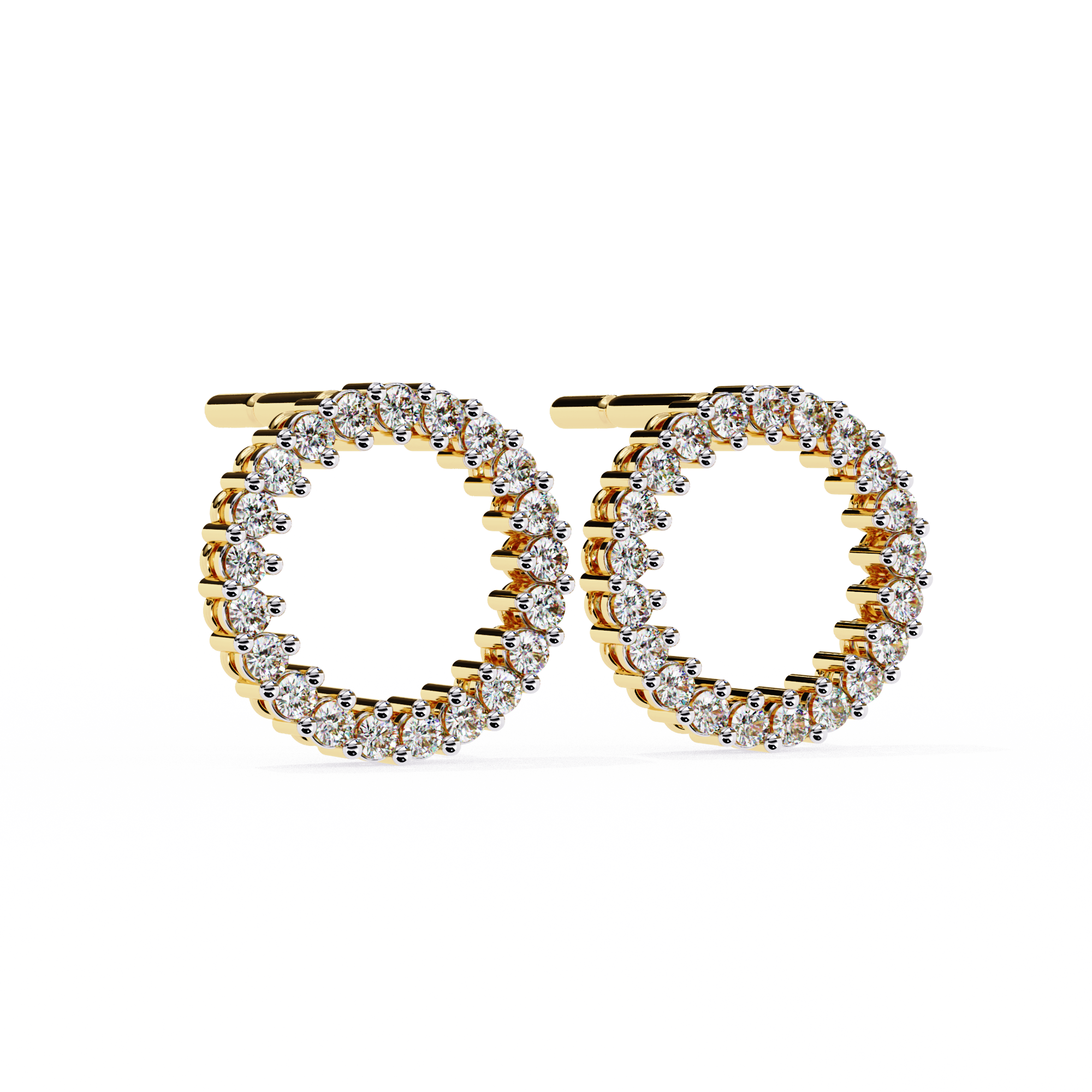 Circle Stud Earrings - Amrit Rastogi