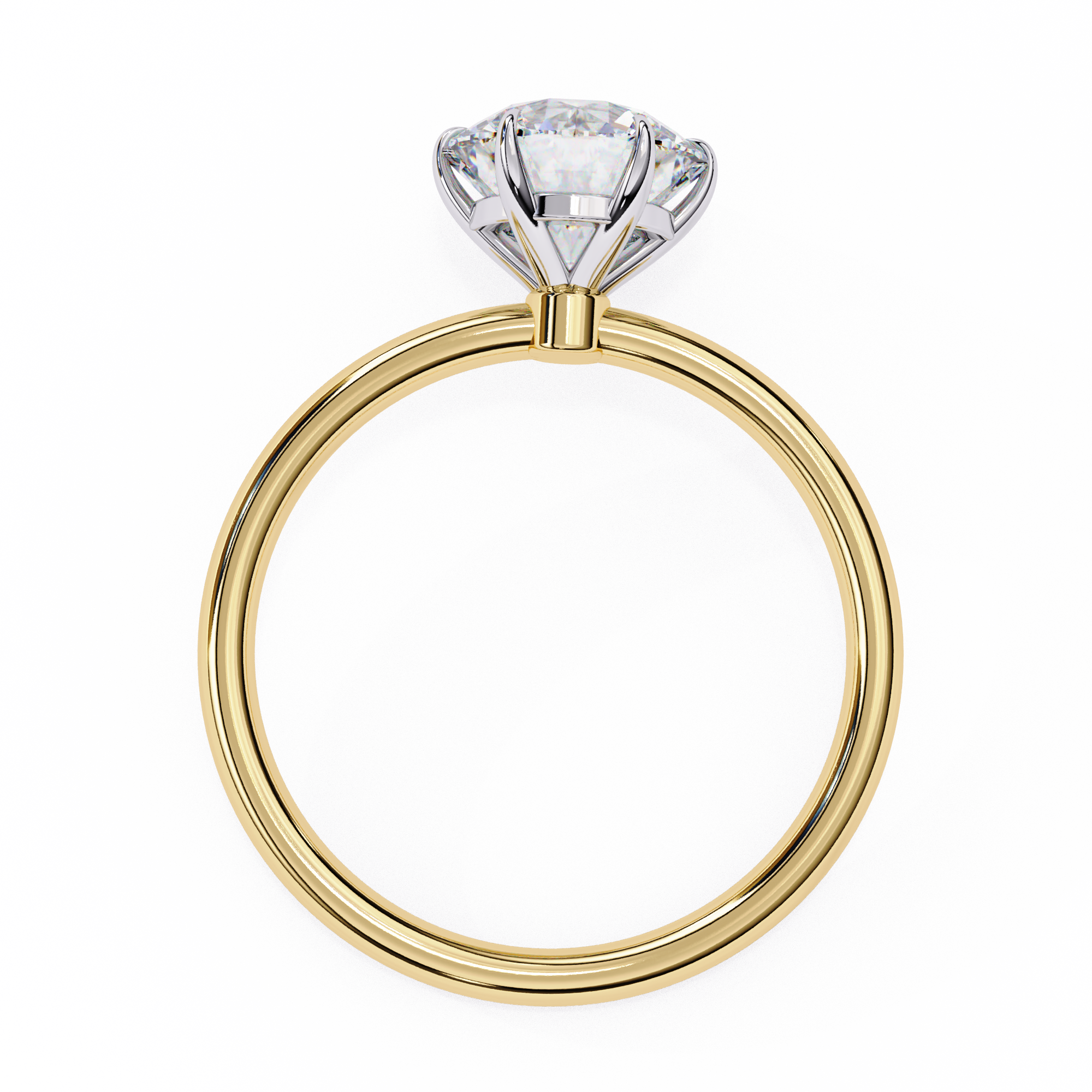 6-Prong Round 1 ct. Solitaire Ring - Amrit Rastogi
