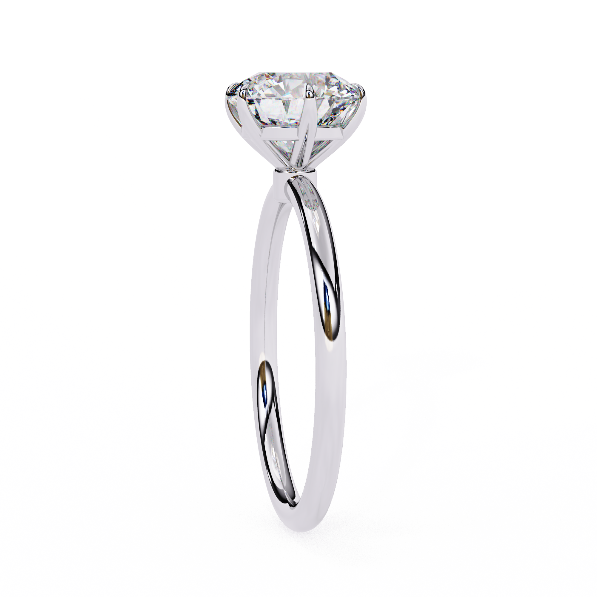 6-Prong Round 1 ct. Solitaire Ring