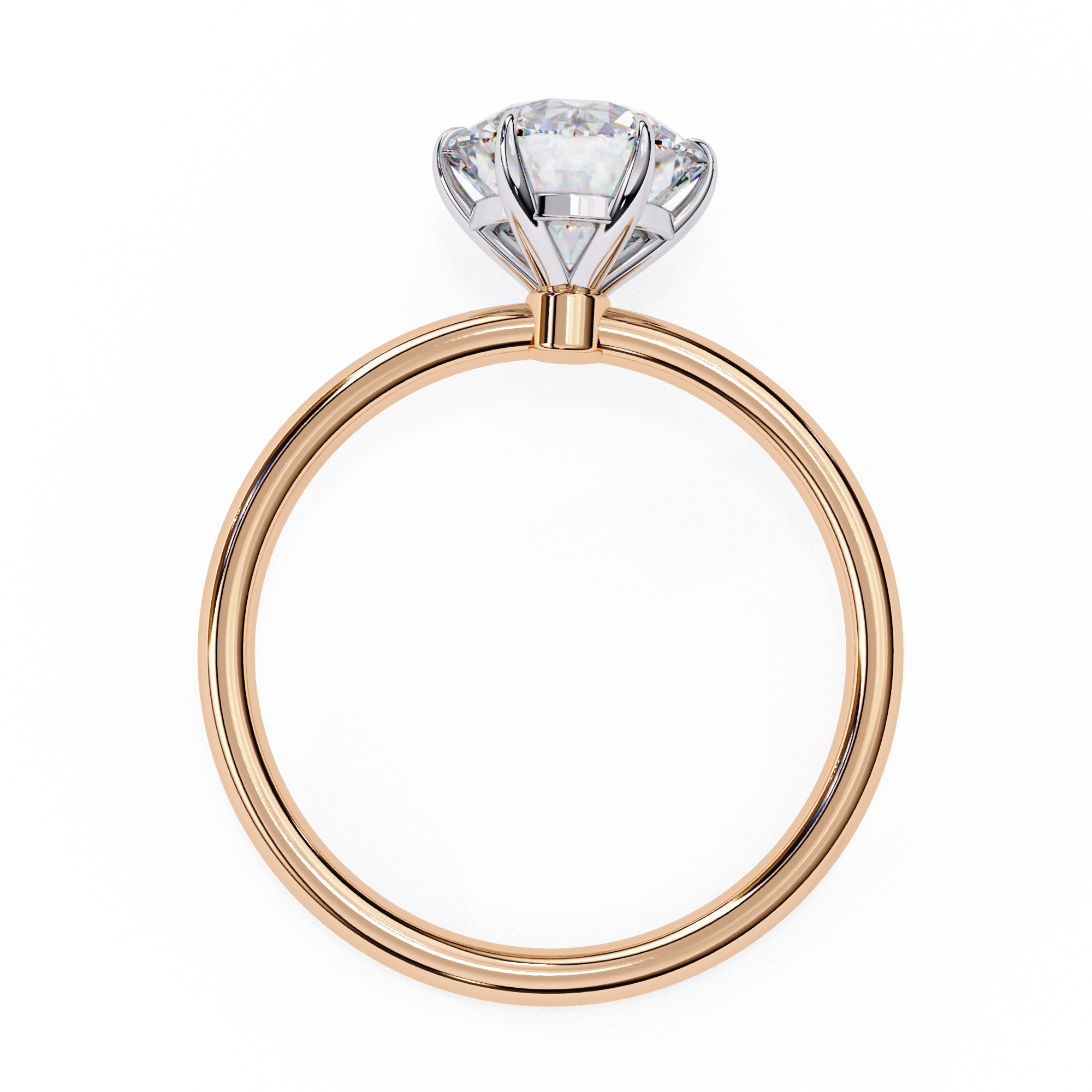 6-Prong Round 1 ct. Solitaire Ring - Amrit Rastogi