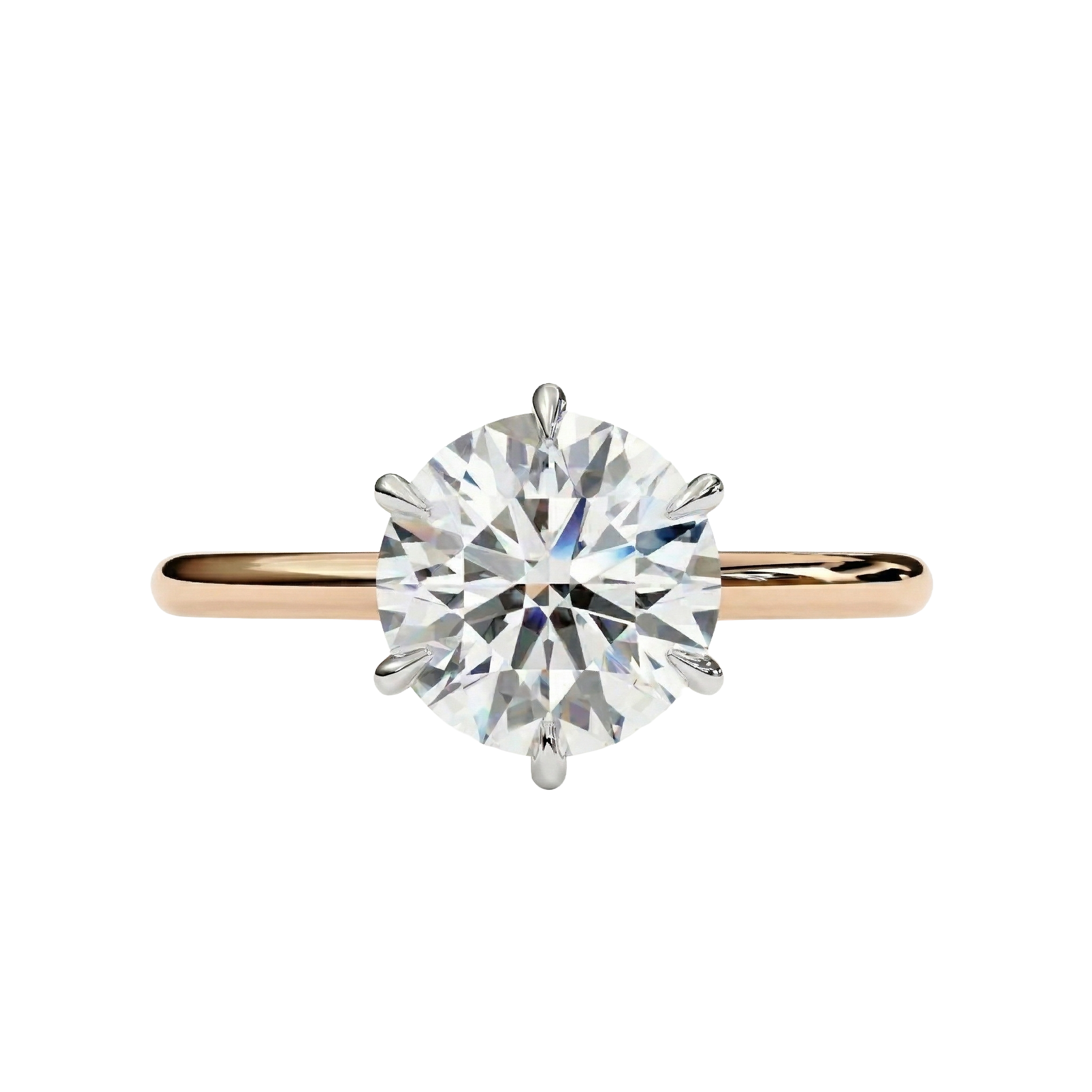 6-Prong Round 1 ct. Solitaire Ring