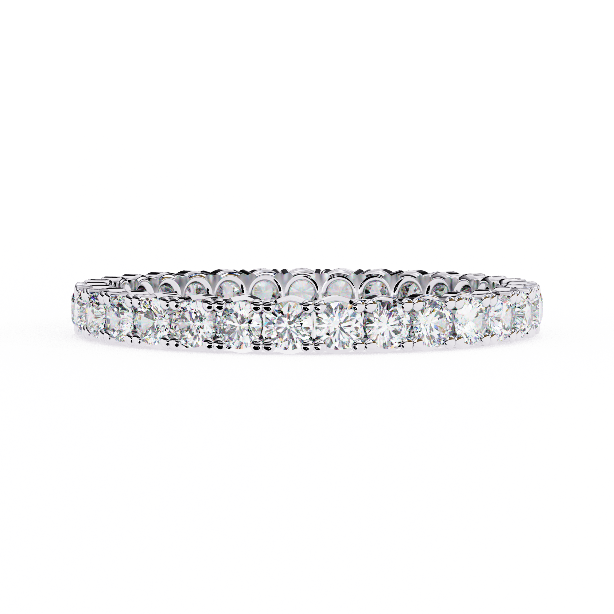 Shared-Prong Full Eternity Band