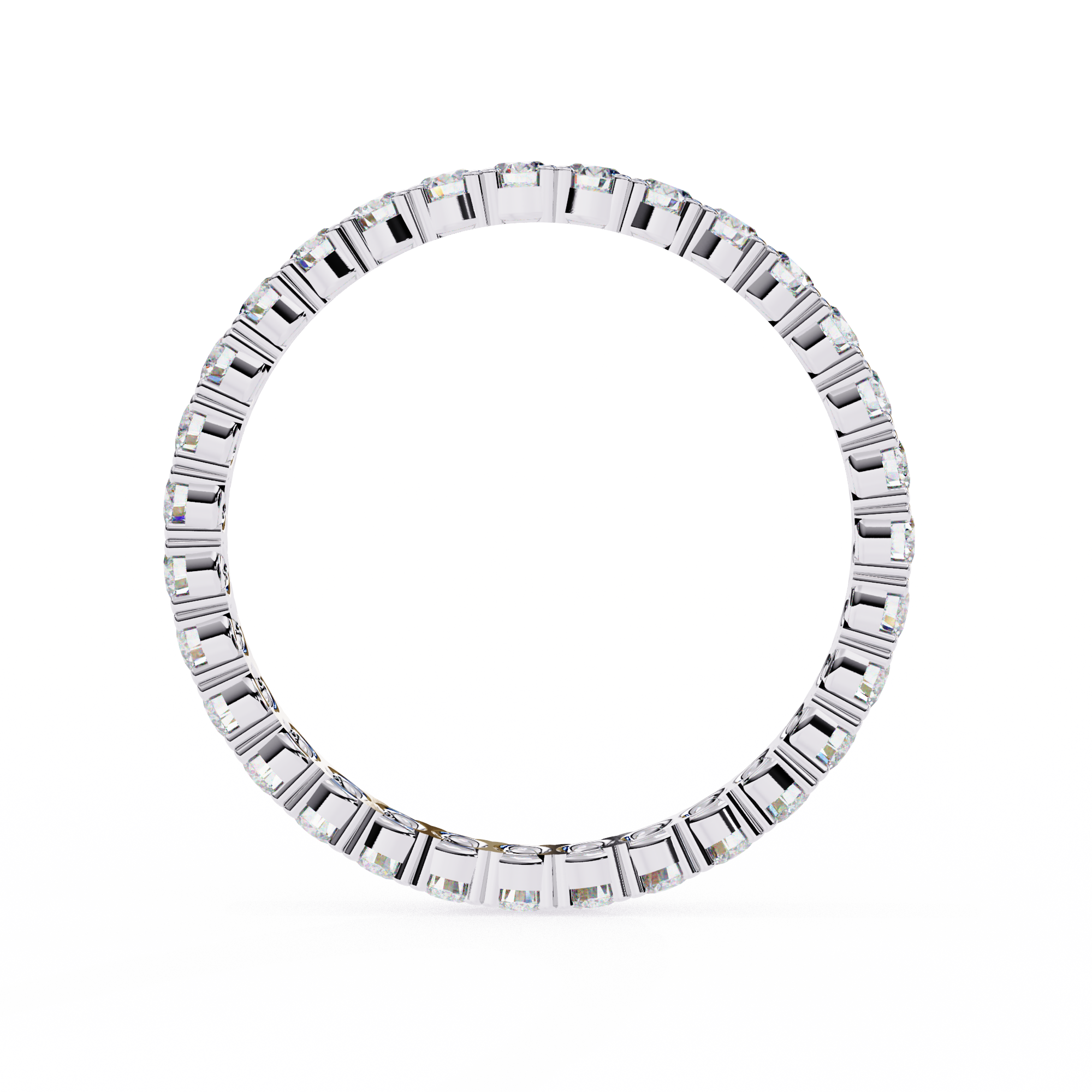 Shared-Prong Full Eternity Band