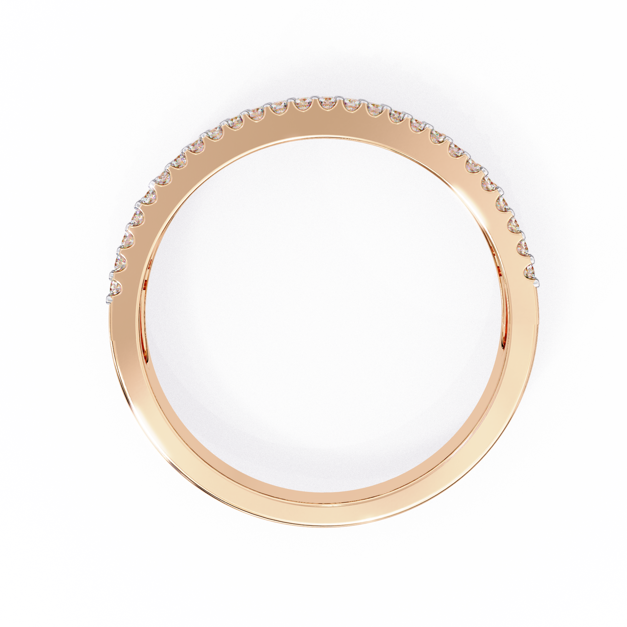 Double-Band Pavé Ring - Amrit Rastogi