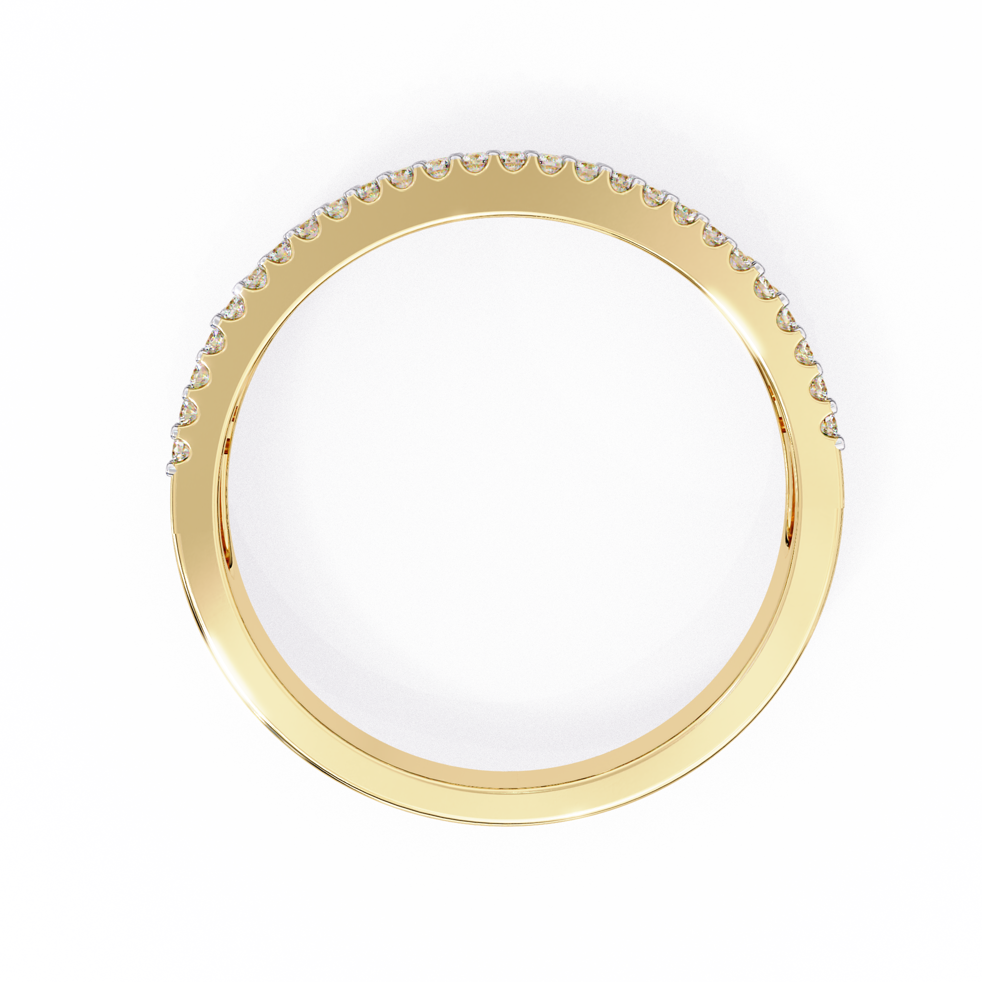 Double-Band Pavé Ring - Amrit Rastogi