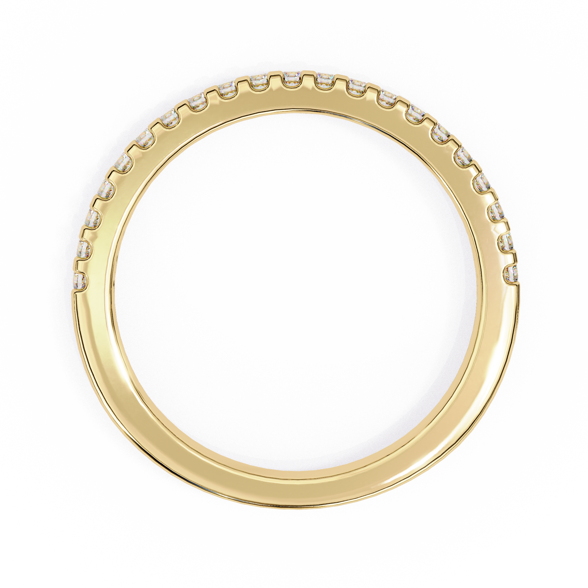 Scalloped Half-Eternity Band - Amrit Rastogi