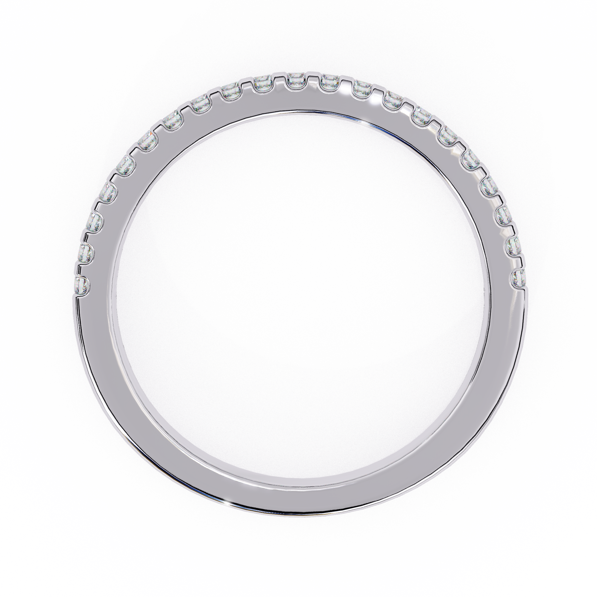Scalloped Half-Eternity Band - Amrit Rastogi