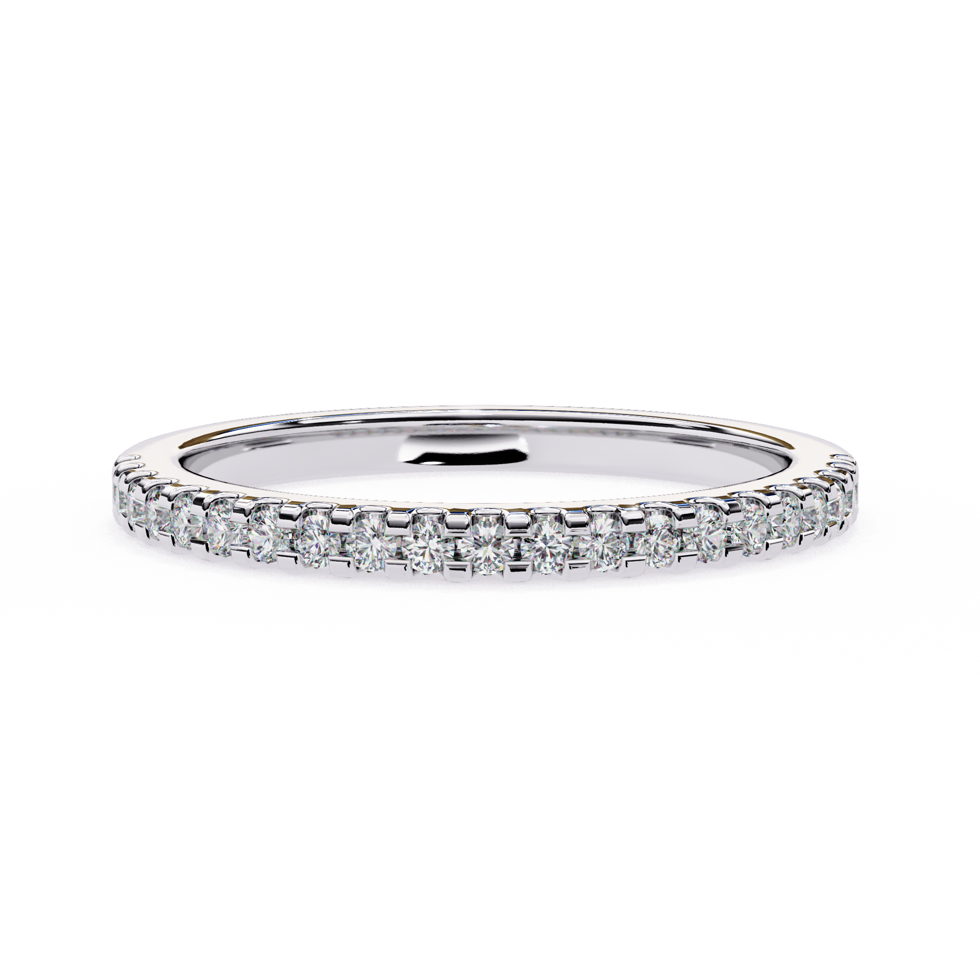 Scalloped Half-Eternity Band