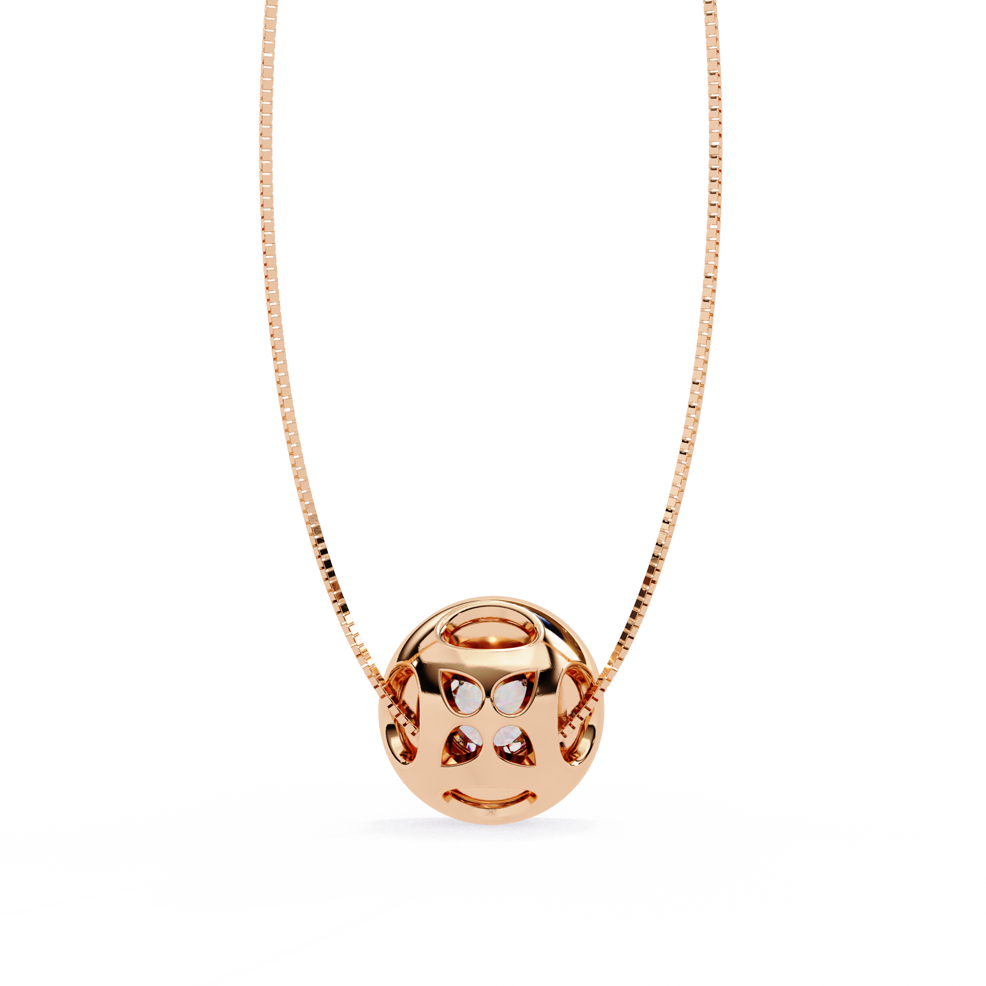 Bezel Circle Solitaire Pendant - Amrit Rastogi