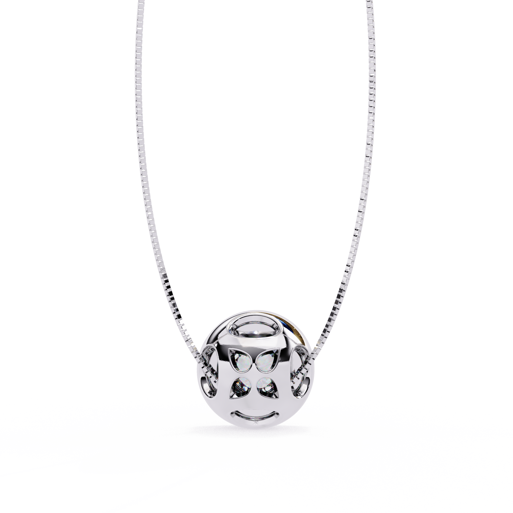 Bezel Circle Solitaire Pendant - Amrit Rastogi