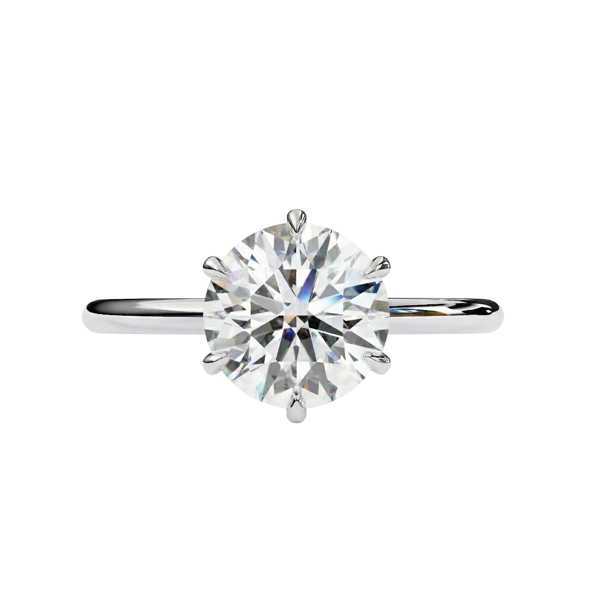 6-Prong Round 1 ct. Solitaire Ring