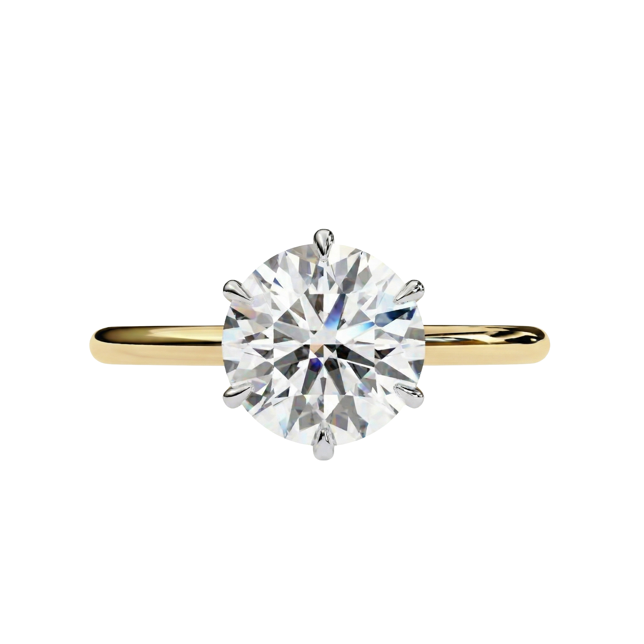 6-Prong Round 1 ct. Solitaire Ring