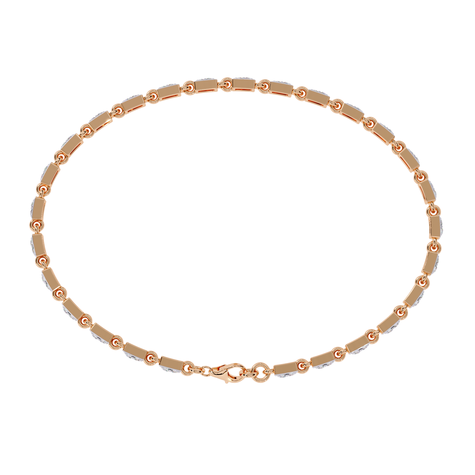 Box Link Chain Bracelet