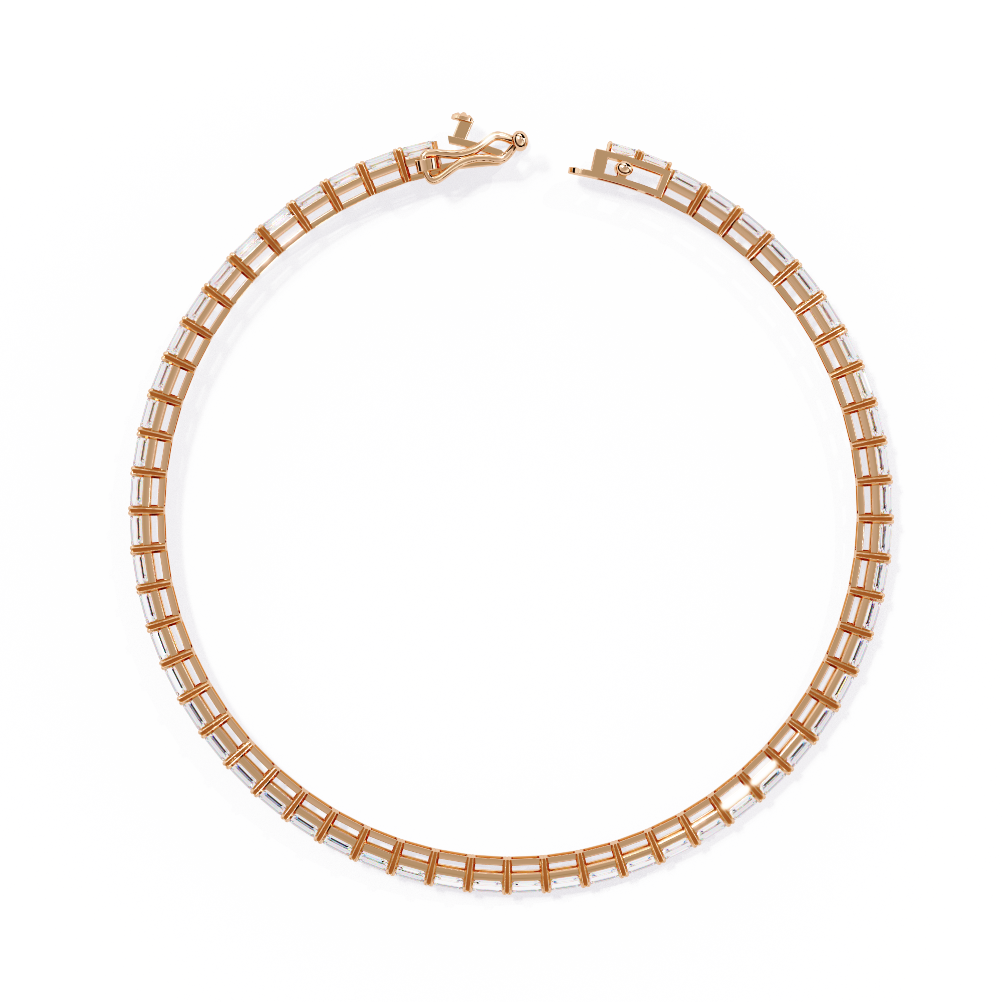 Emerald-Cut Tennis Bracelet - Amrit Rastogi