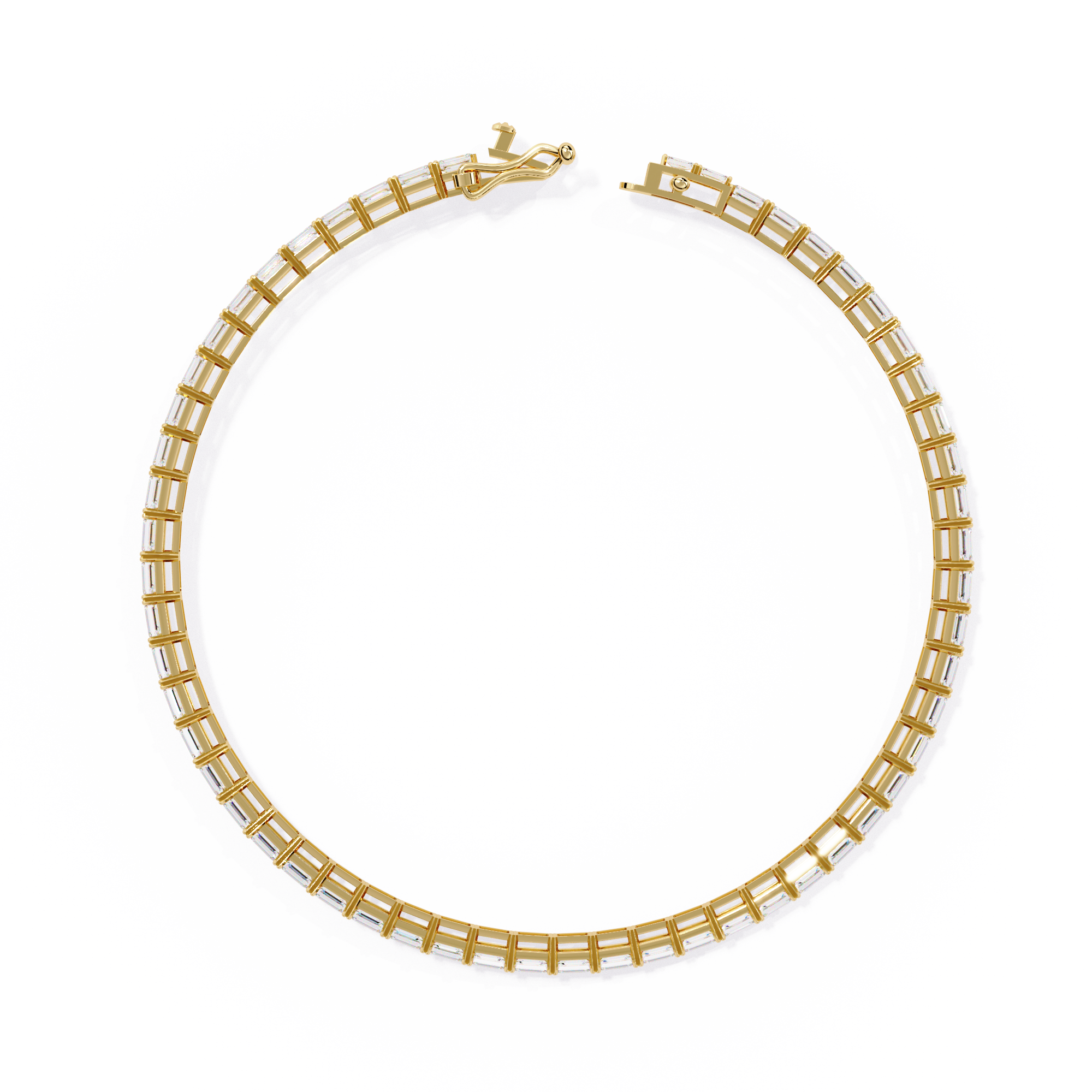 Emerald-Cut Tennis Bracelet - Amrit Rastogi
