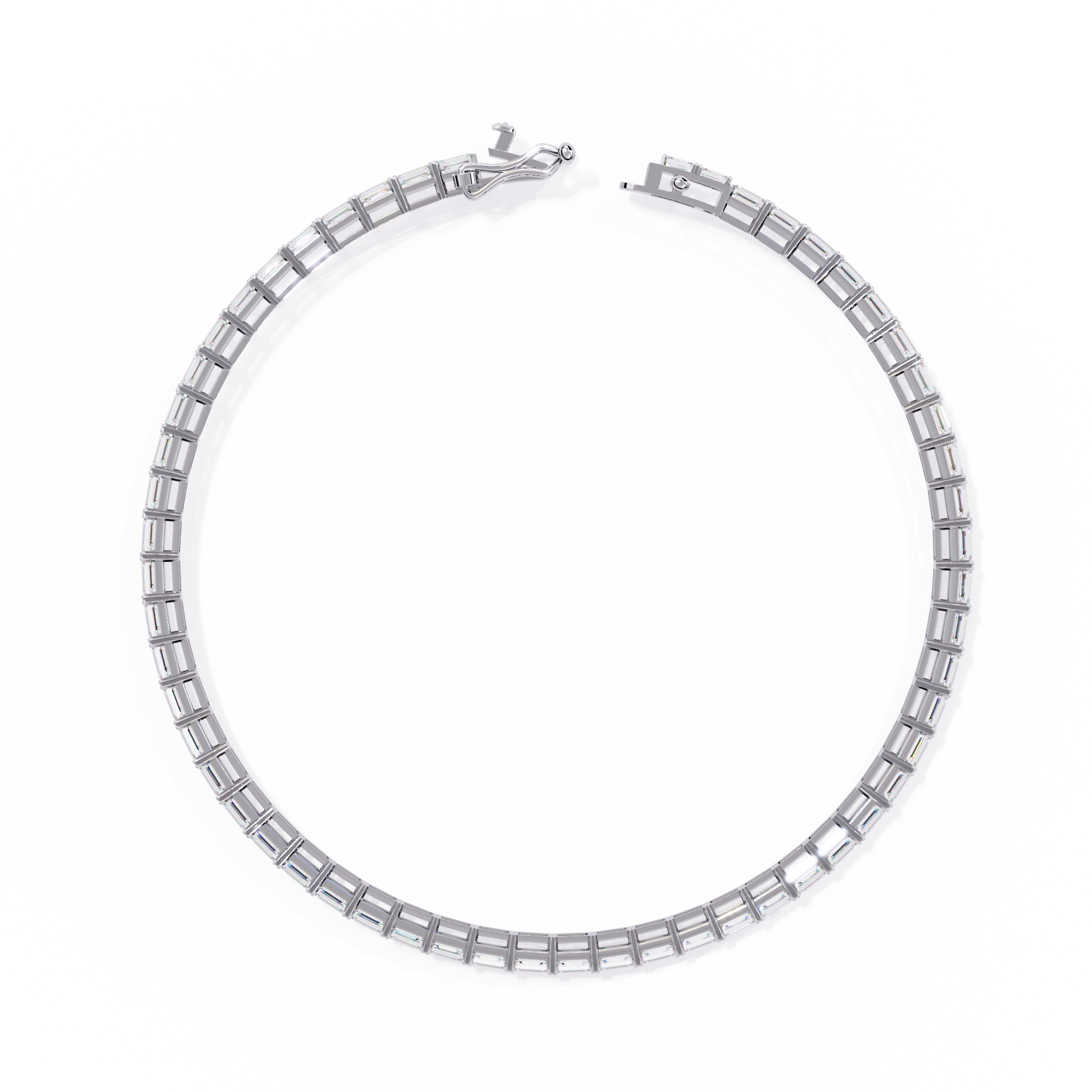 Emerald-Cut Tennis Bracelet - Amrit Rastogi