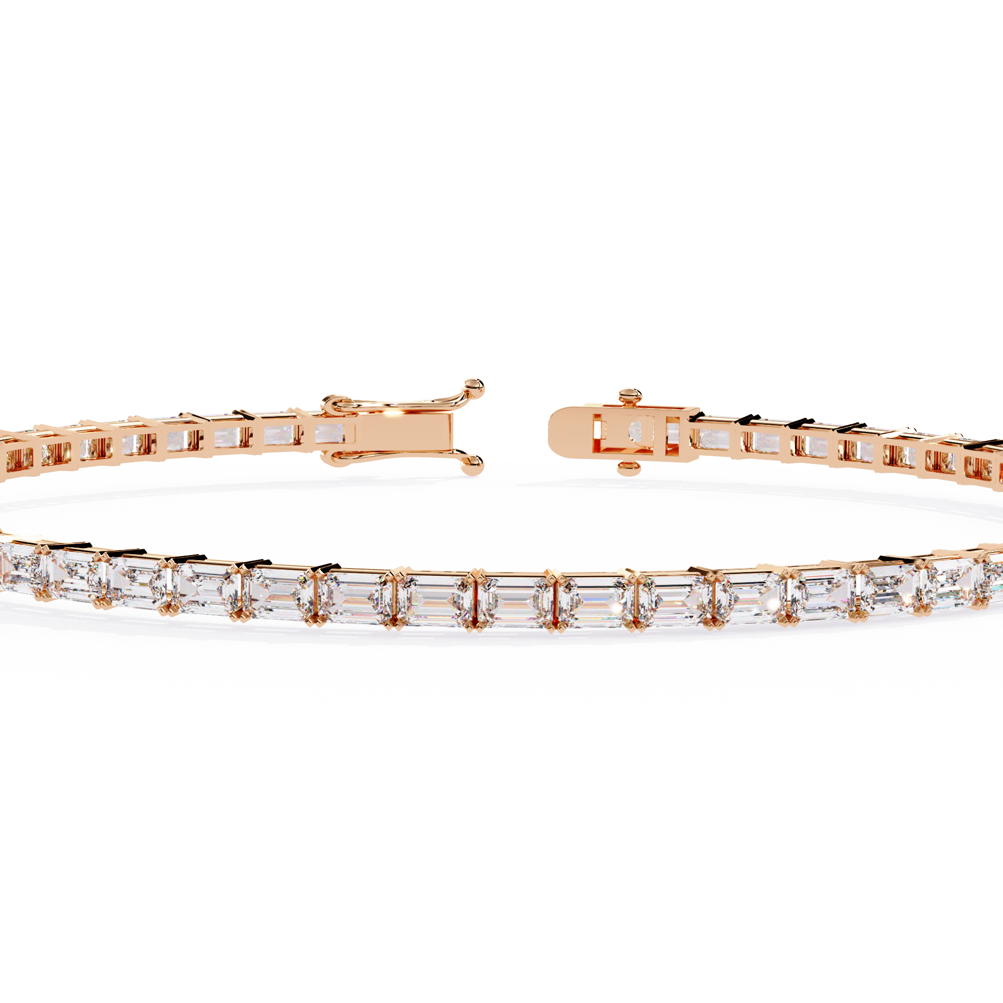 Emerald-Cut Tennis Bracelet - Amrit Rastogi