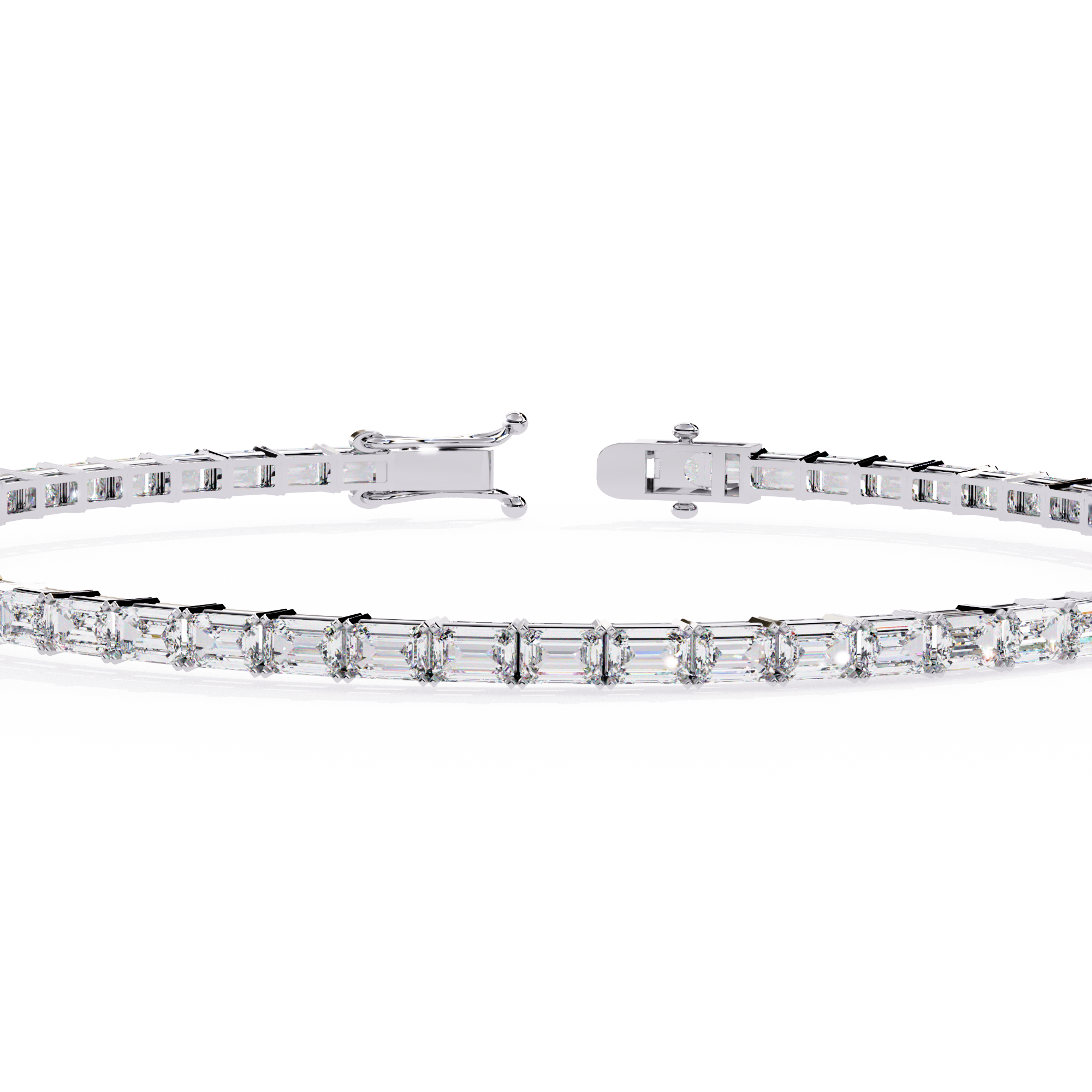 Emerald-Cut Tennis Bracelet - Amrit Rastogi