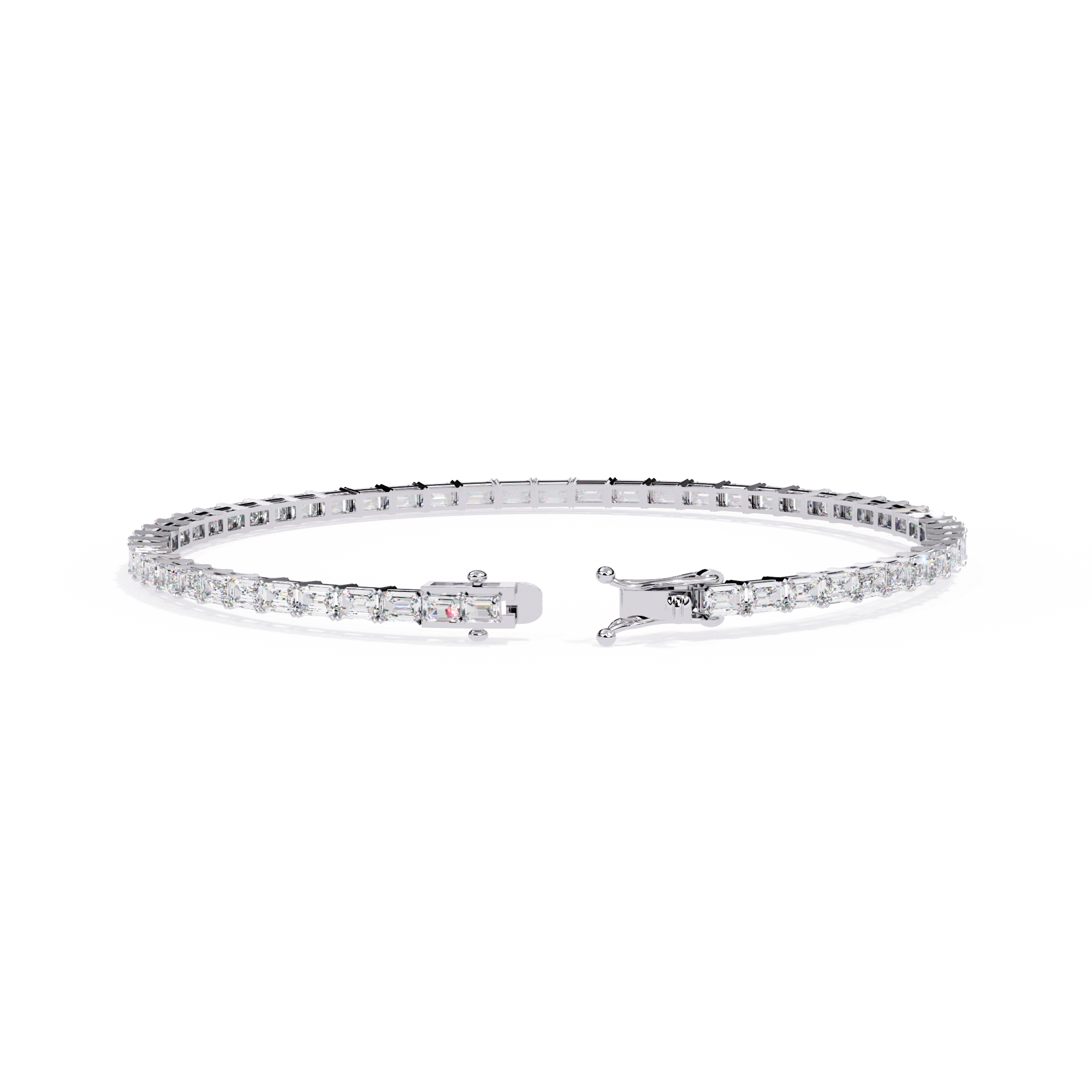Emerald-Cut Tennis Bracelet - Amrit Rastogi