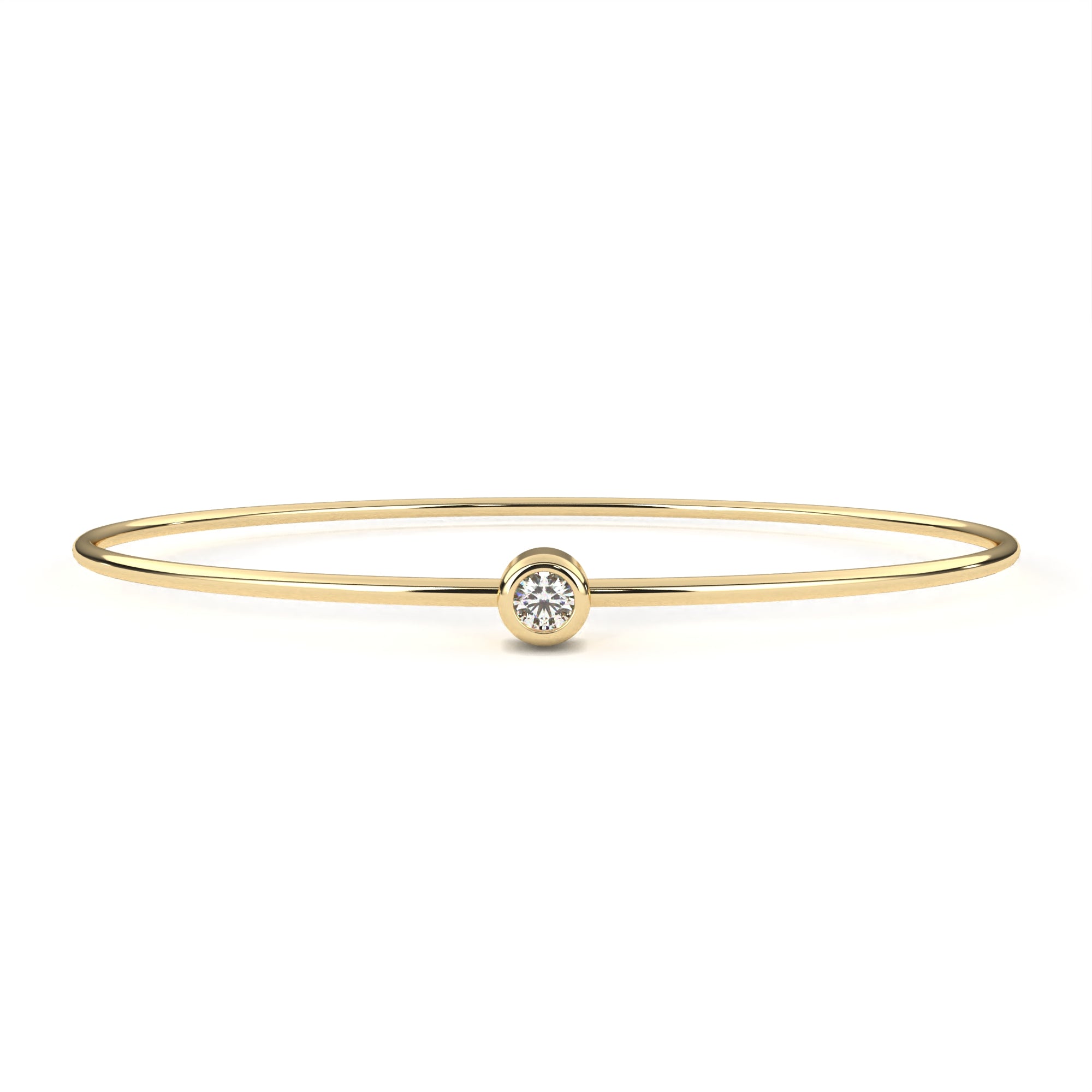 Floating Bezel Wire Bangle - Amrit Rastogi