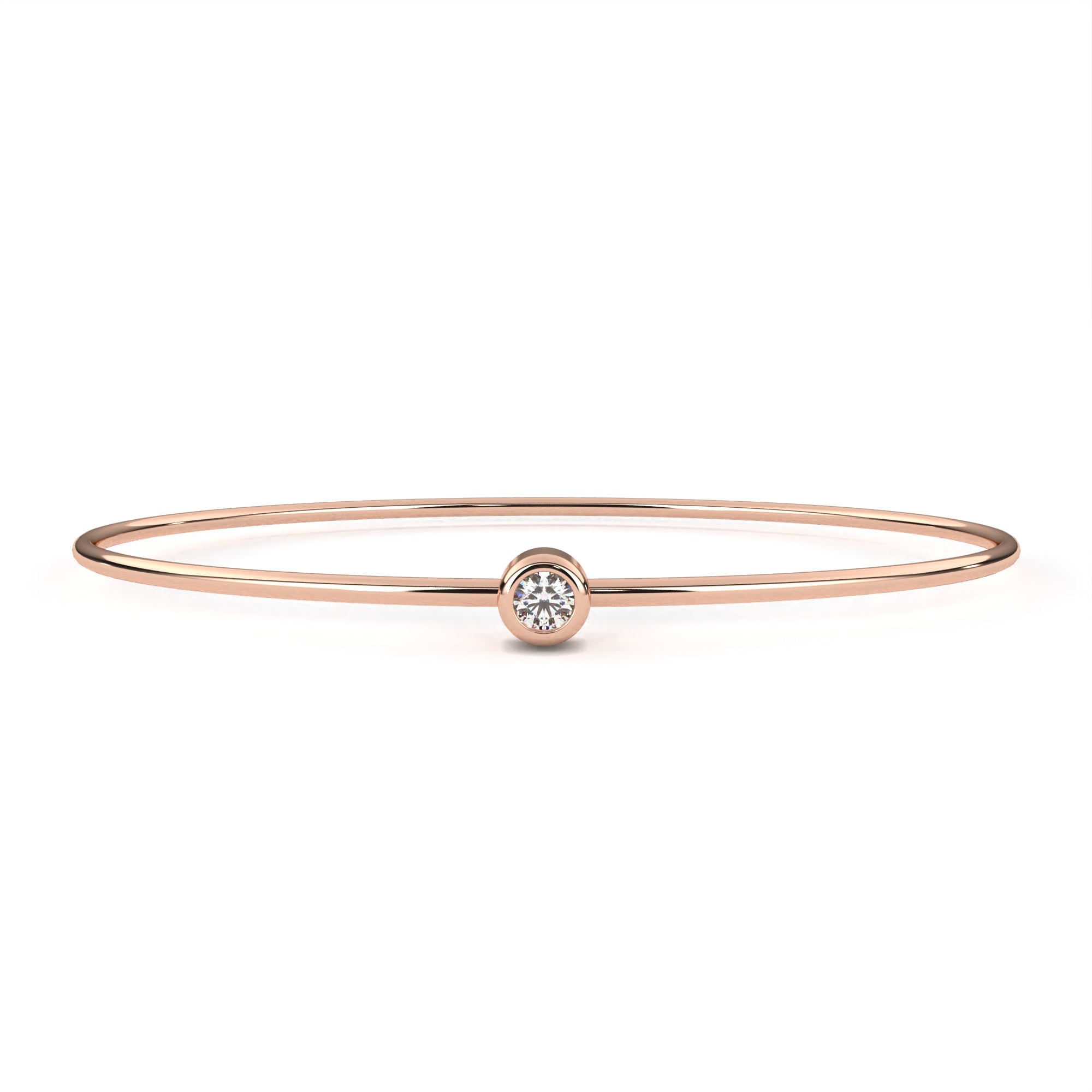 Floating Bezel Wire Bangle - Amrit Rastogi