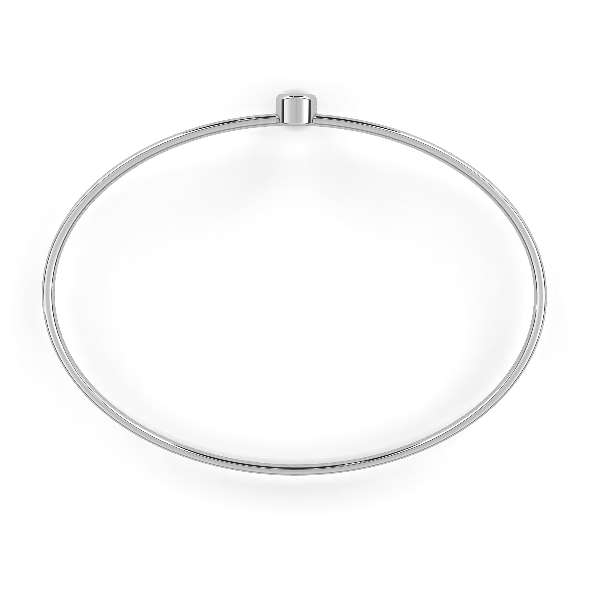 Floating Bezel Wire Bangle - Amrit Rastogi