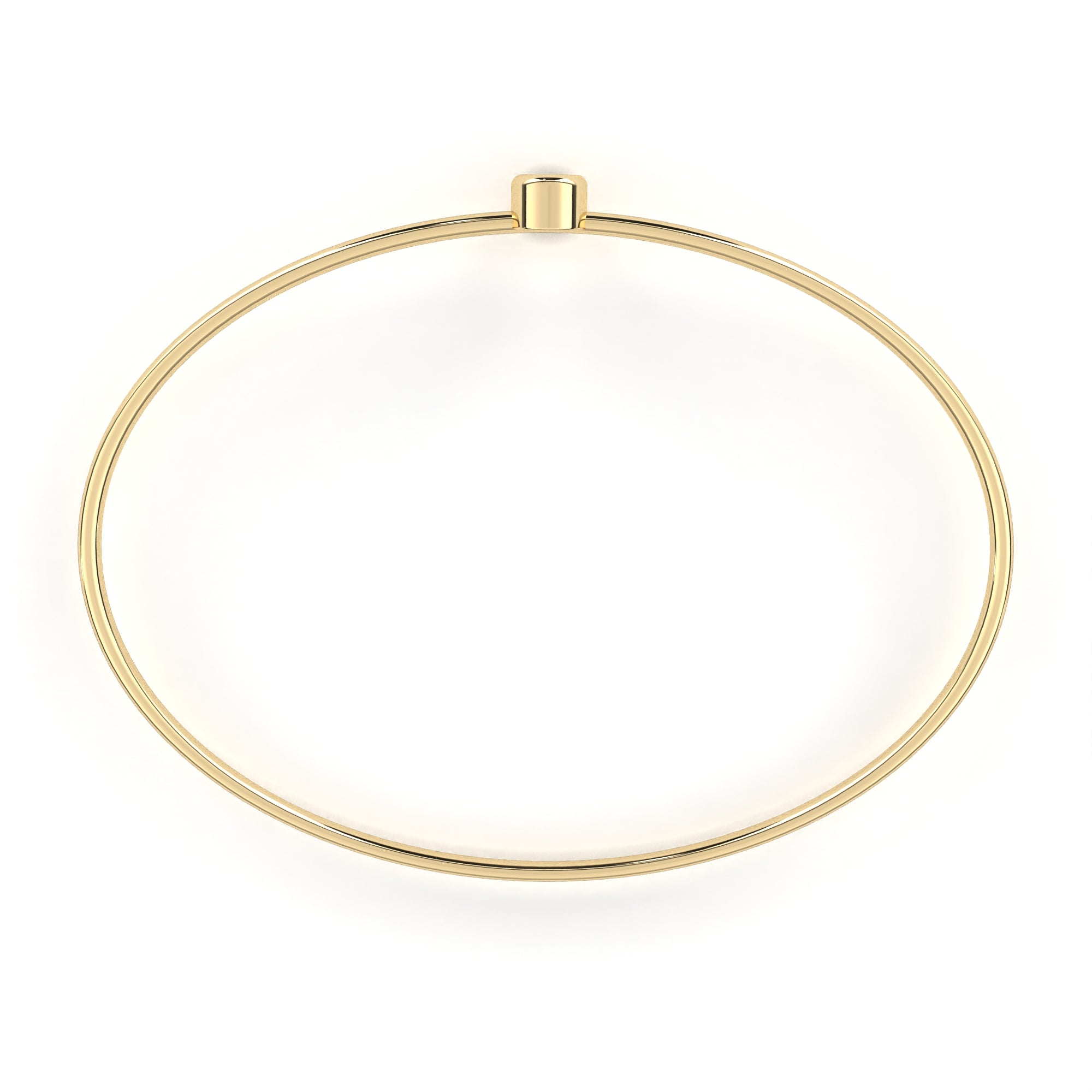Floating Bezel Wire Bangle - Amrit Rastogi