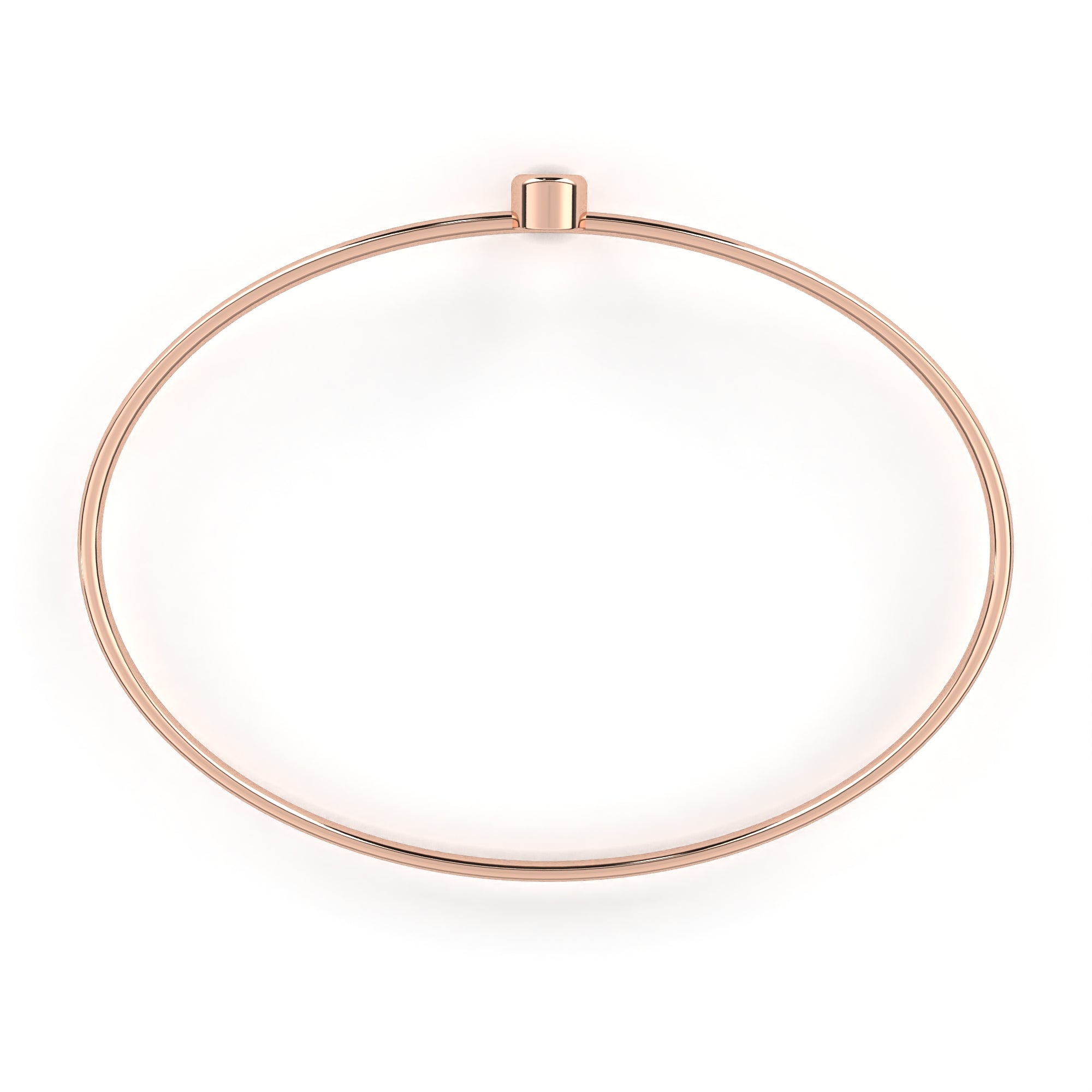 Floating Bezel Wire Bangle - Amrit Rastogi