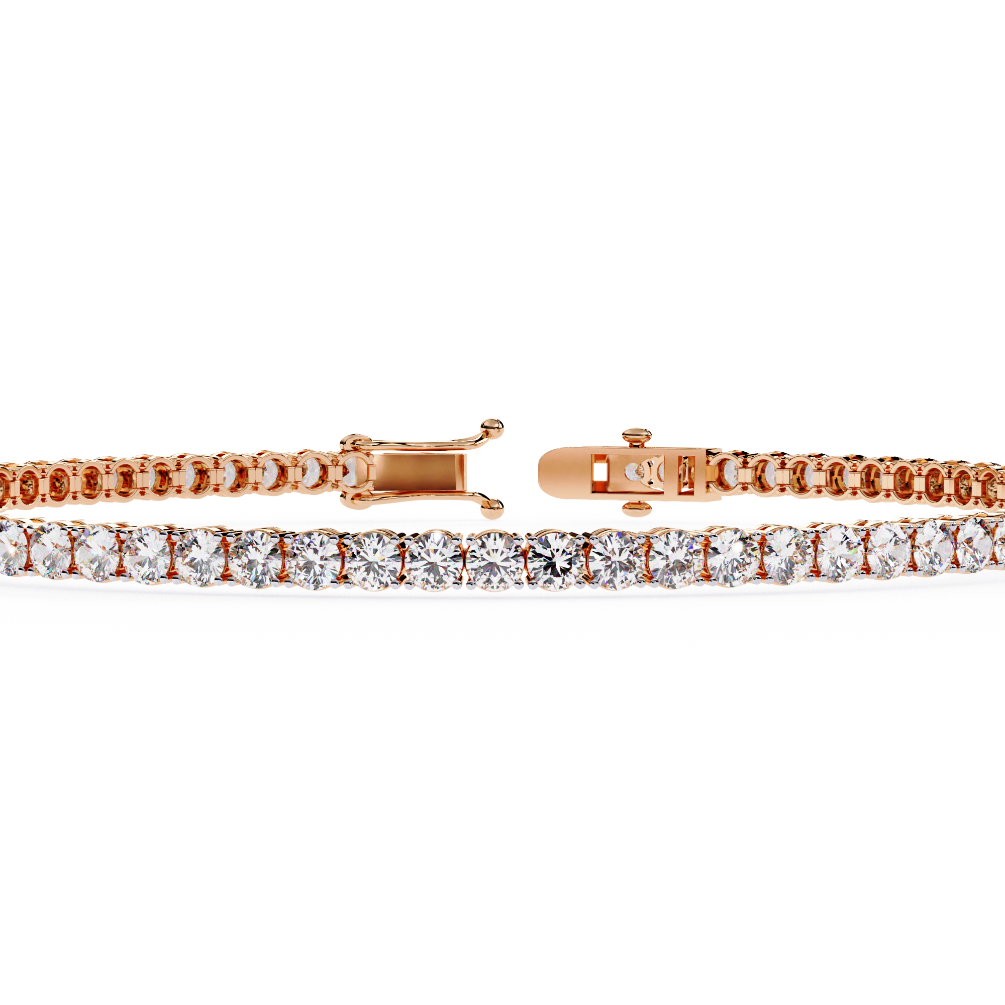 4-Prong Round Tennis Bracelet
