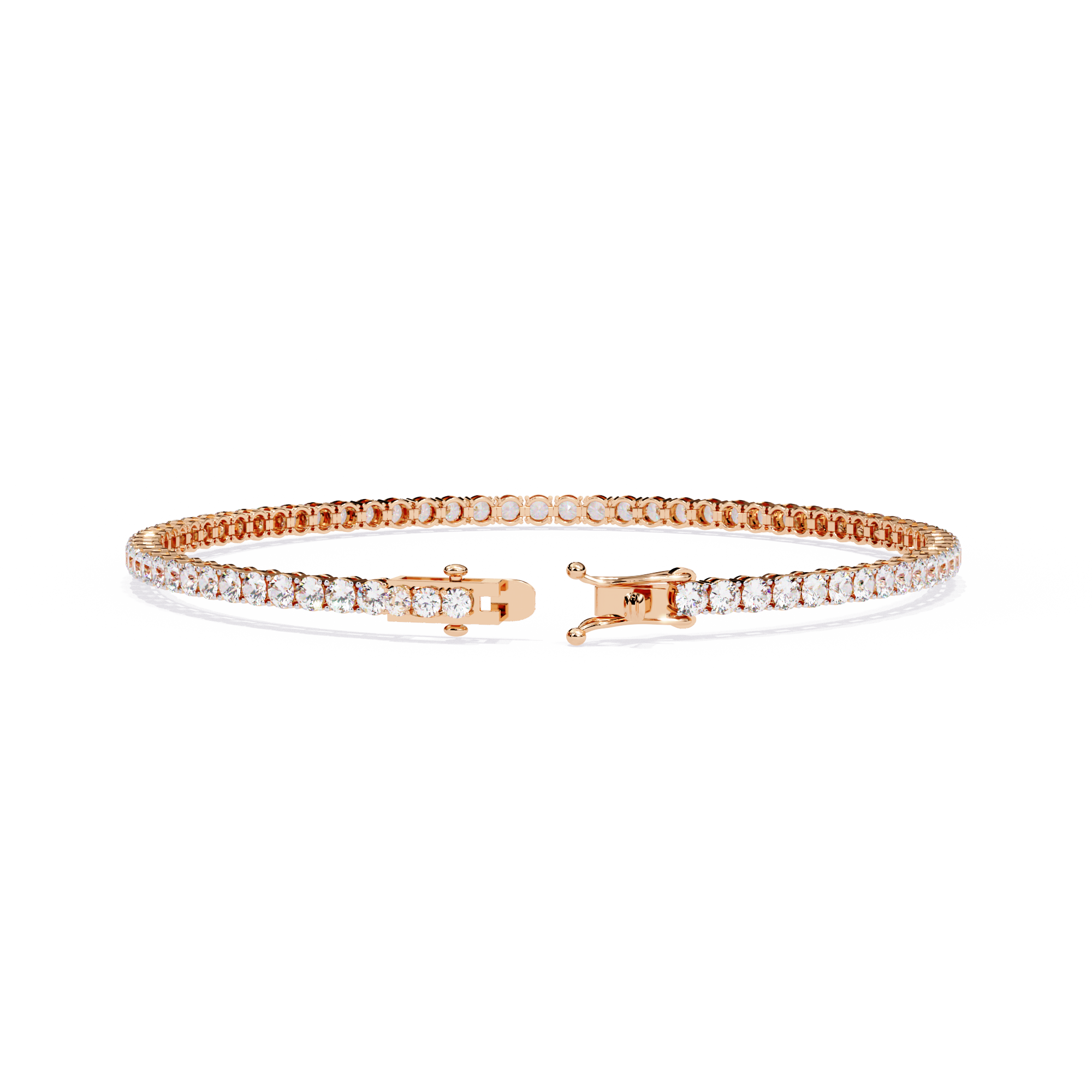 4-Prong Round Tennis Bracelet