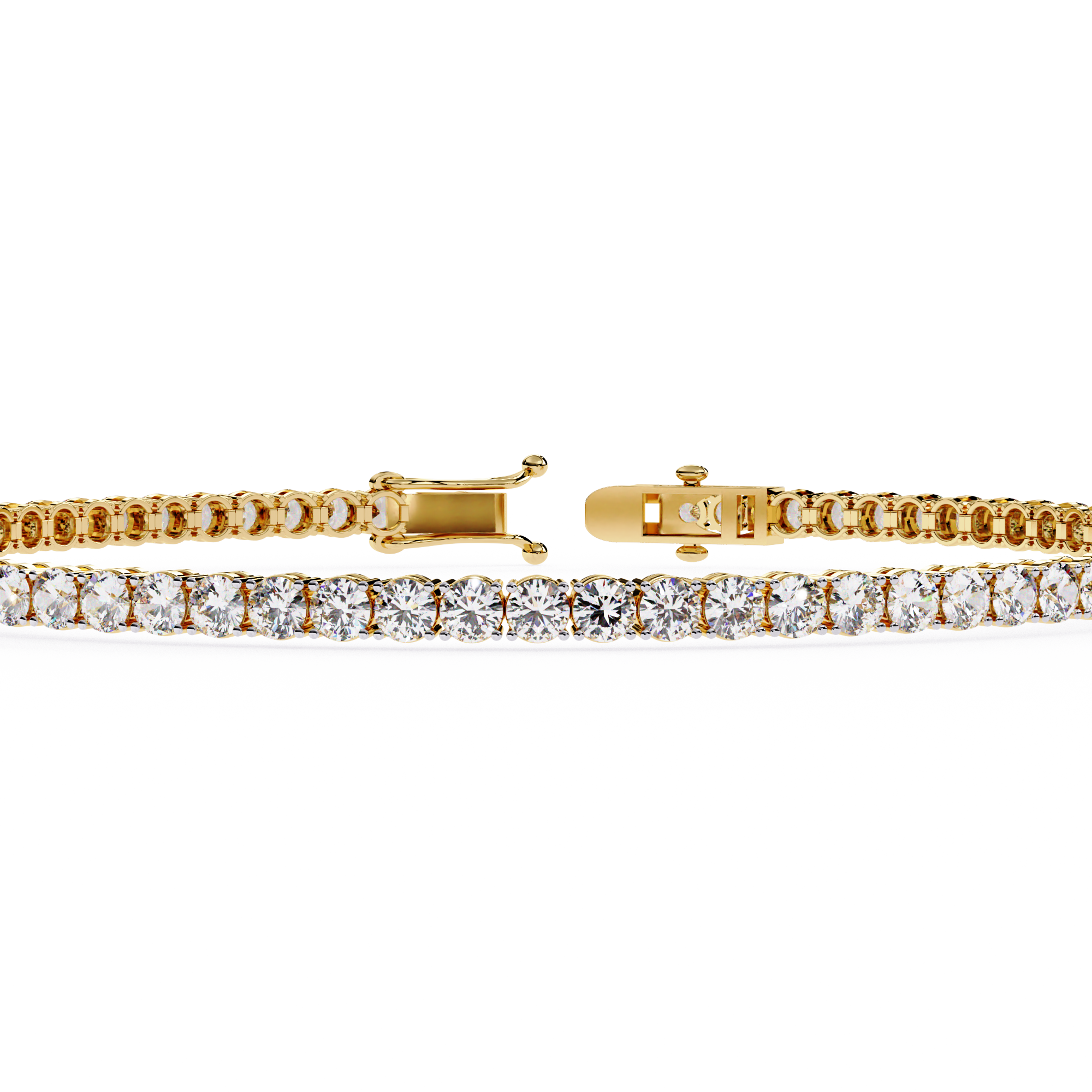 4-Prong Round Tennis Bracelet