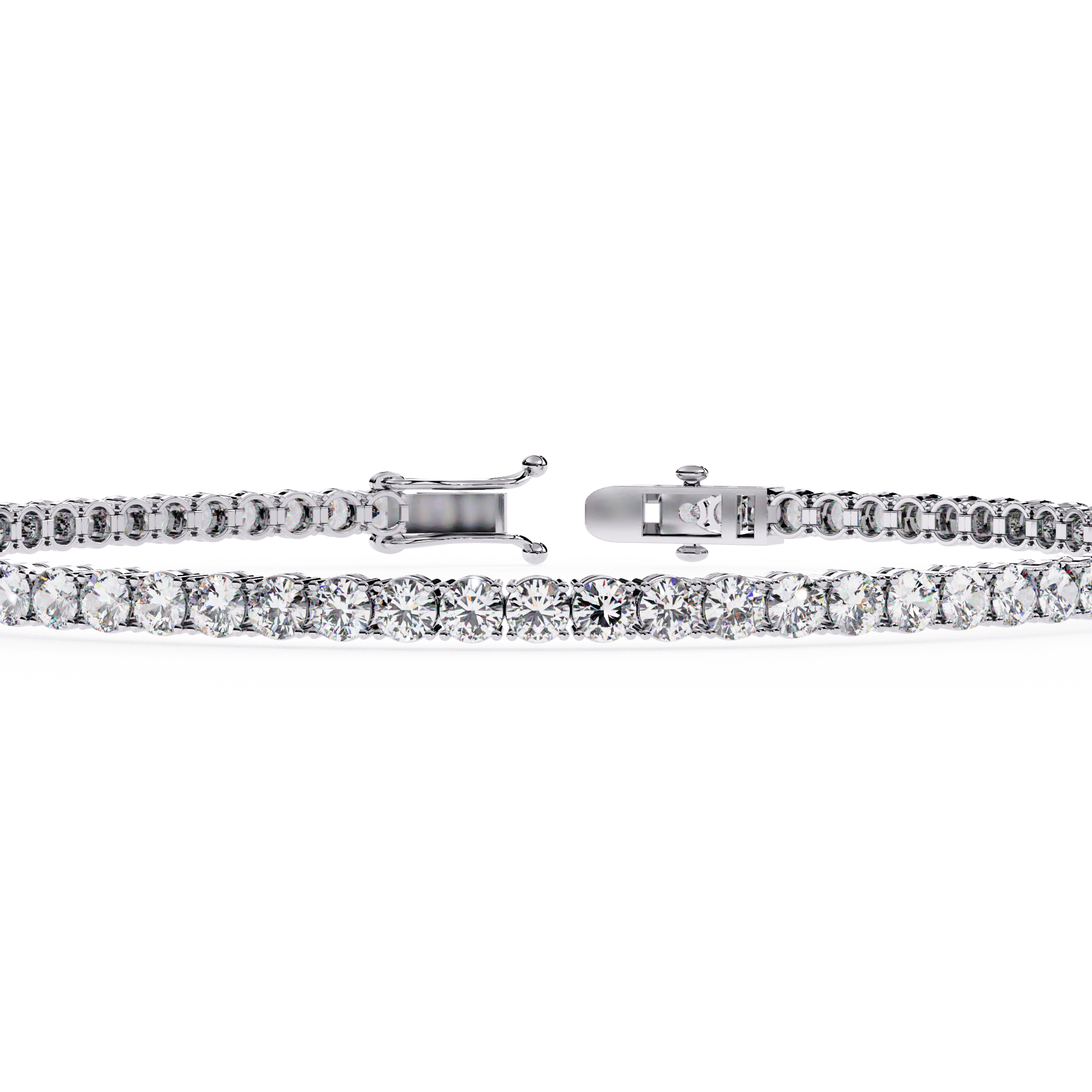 4-Prong Round Tennis Bracelet