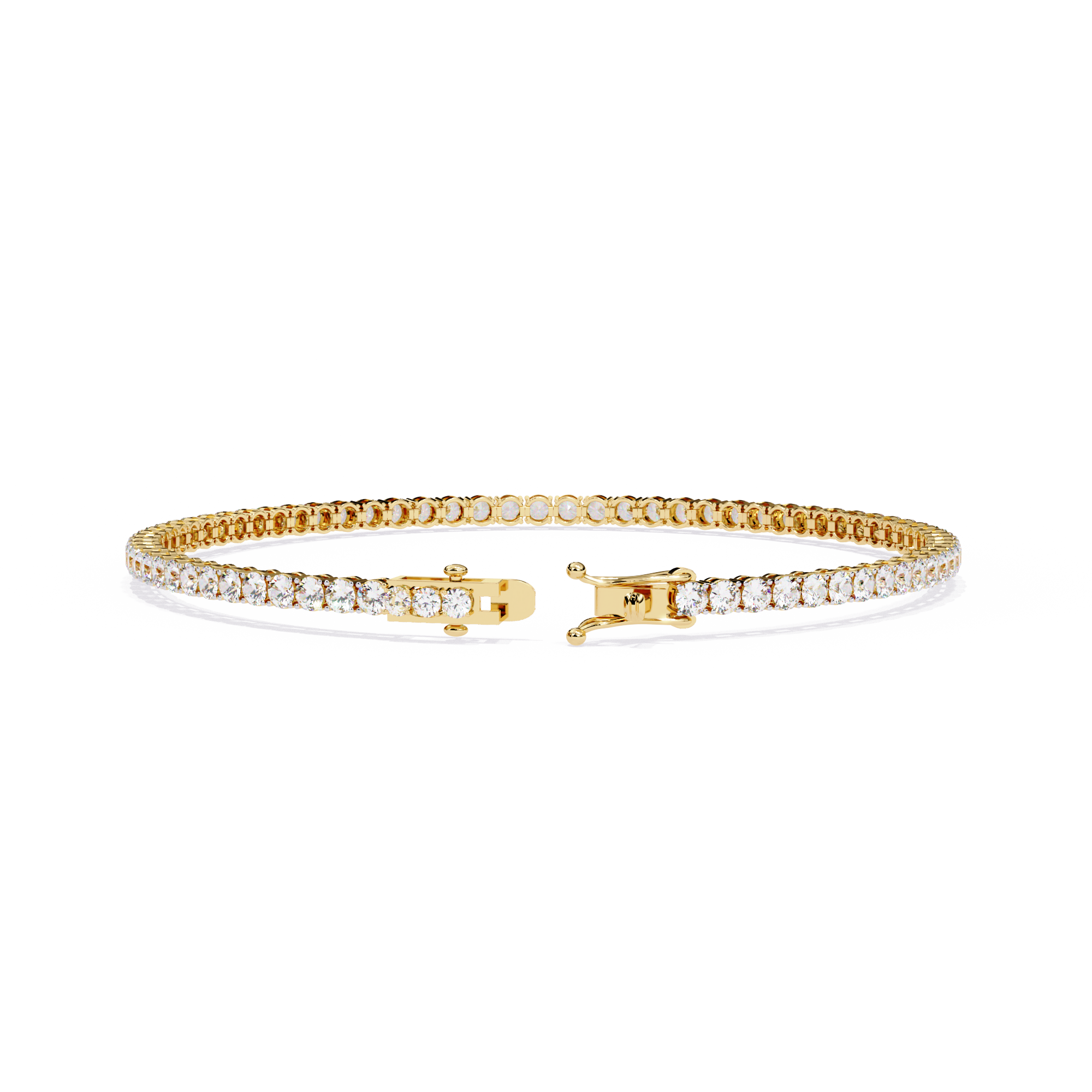 4-Prong Round Tennis Bracelet