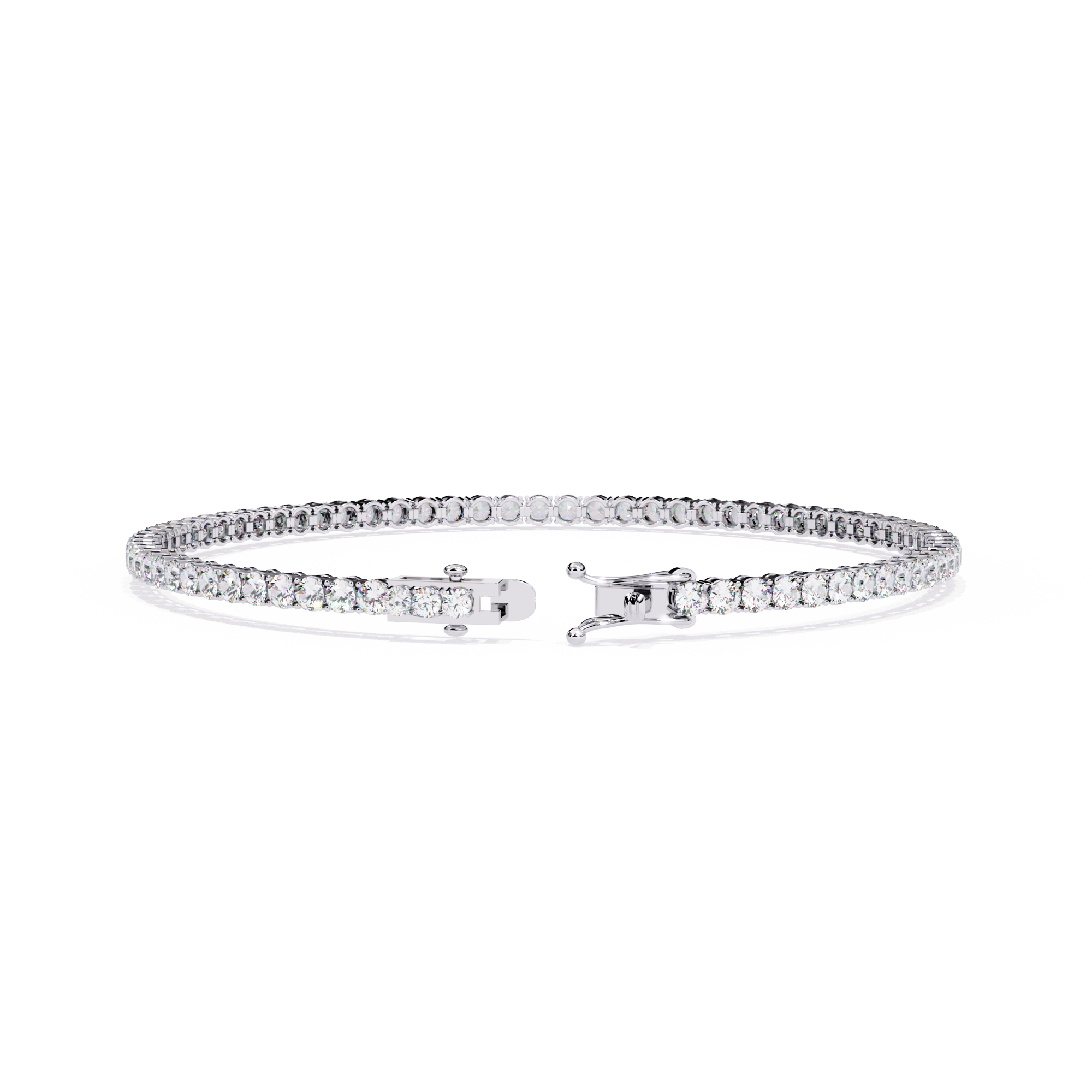 4-Prong Round Tennis Bracelet